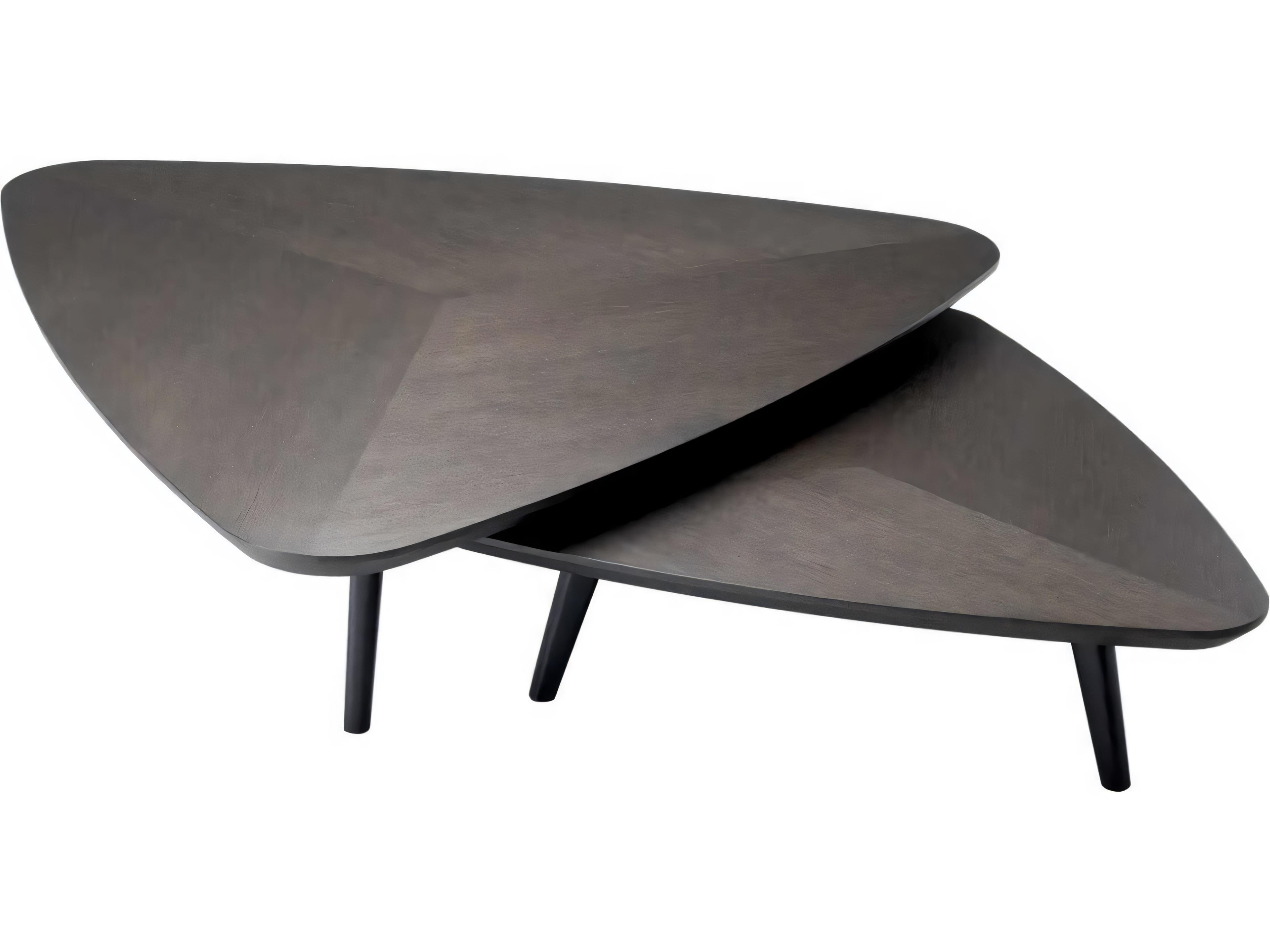 Eichholtz Lauren S/2 Mocha Straight Oak Ven Coffee Table