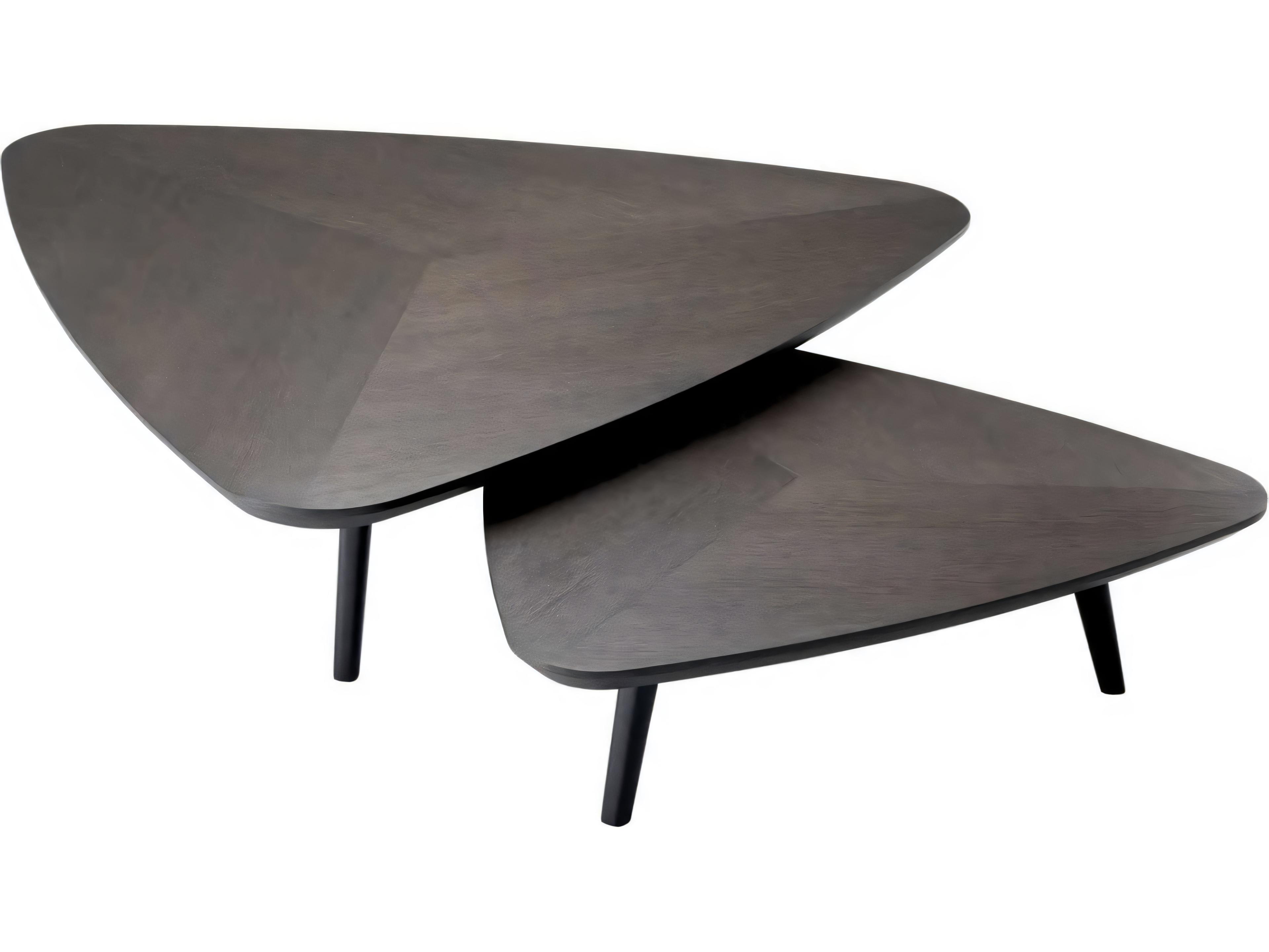 Eichholtz Lauren S/2 Mocha Straight Oak Ven Coffee Table