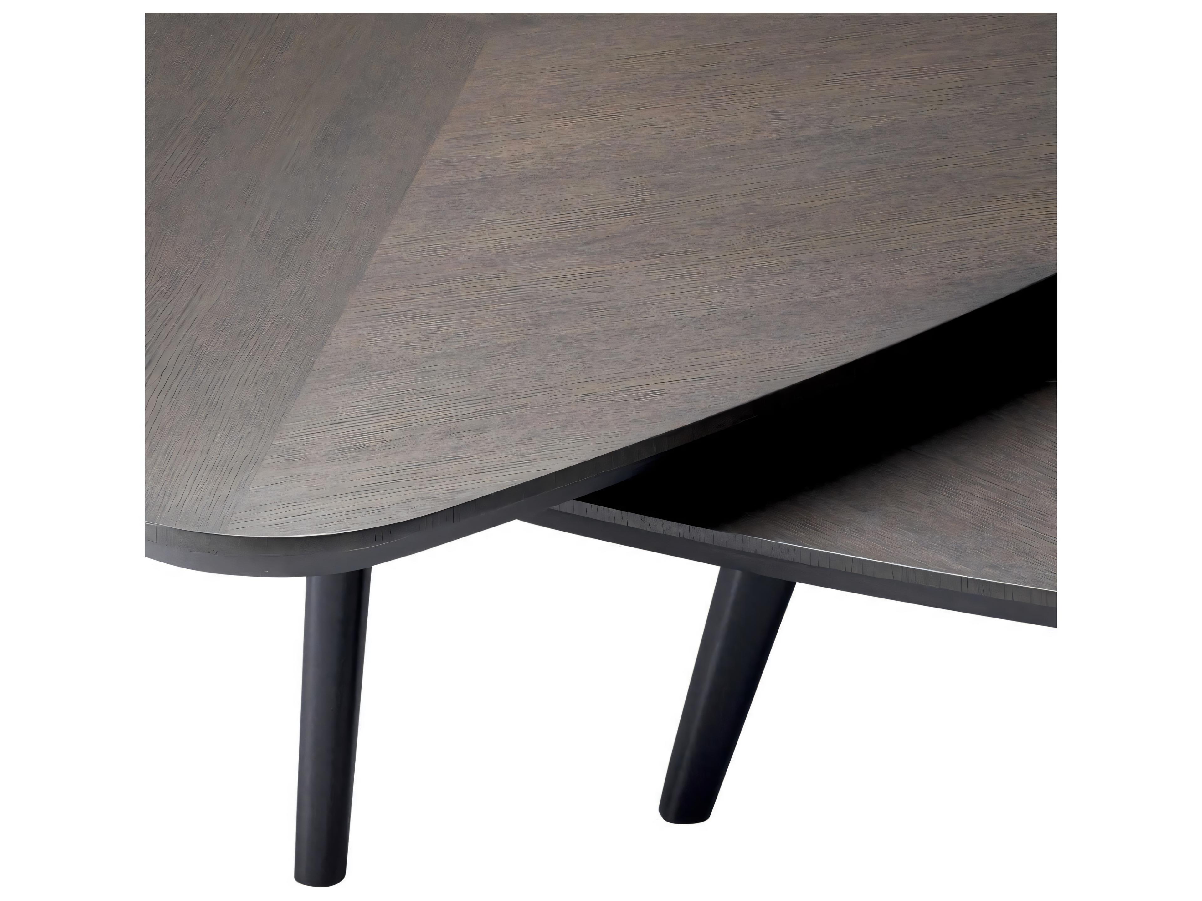 Eichholtz Lauren S/2 Mocha Straight Oak Ven Coffee Table