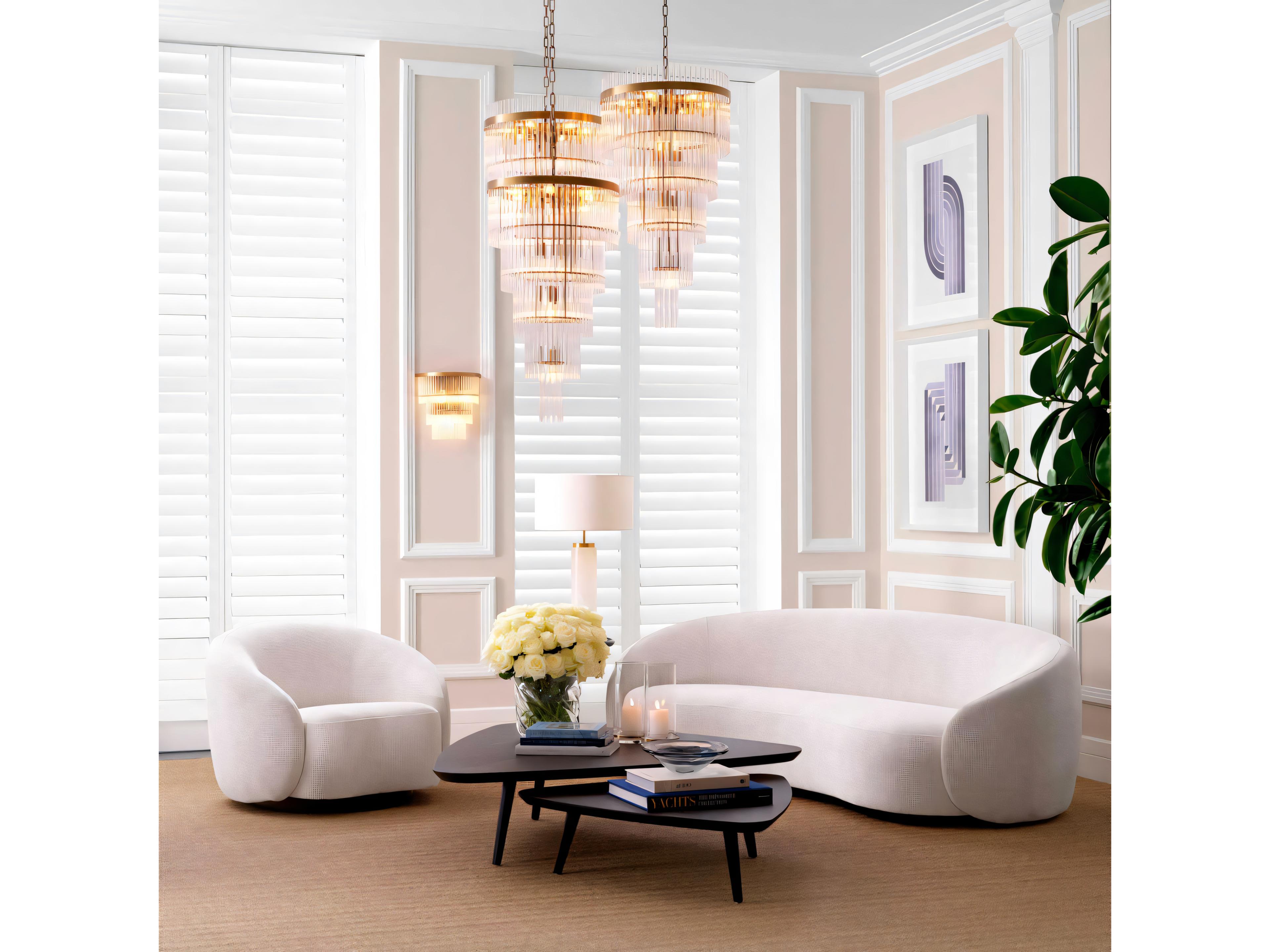 Eichholtz Lauren S/2 Mocha Straight Oak Ven Coffee Table