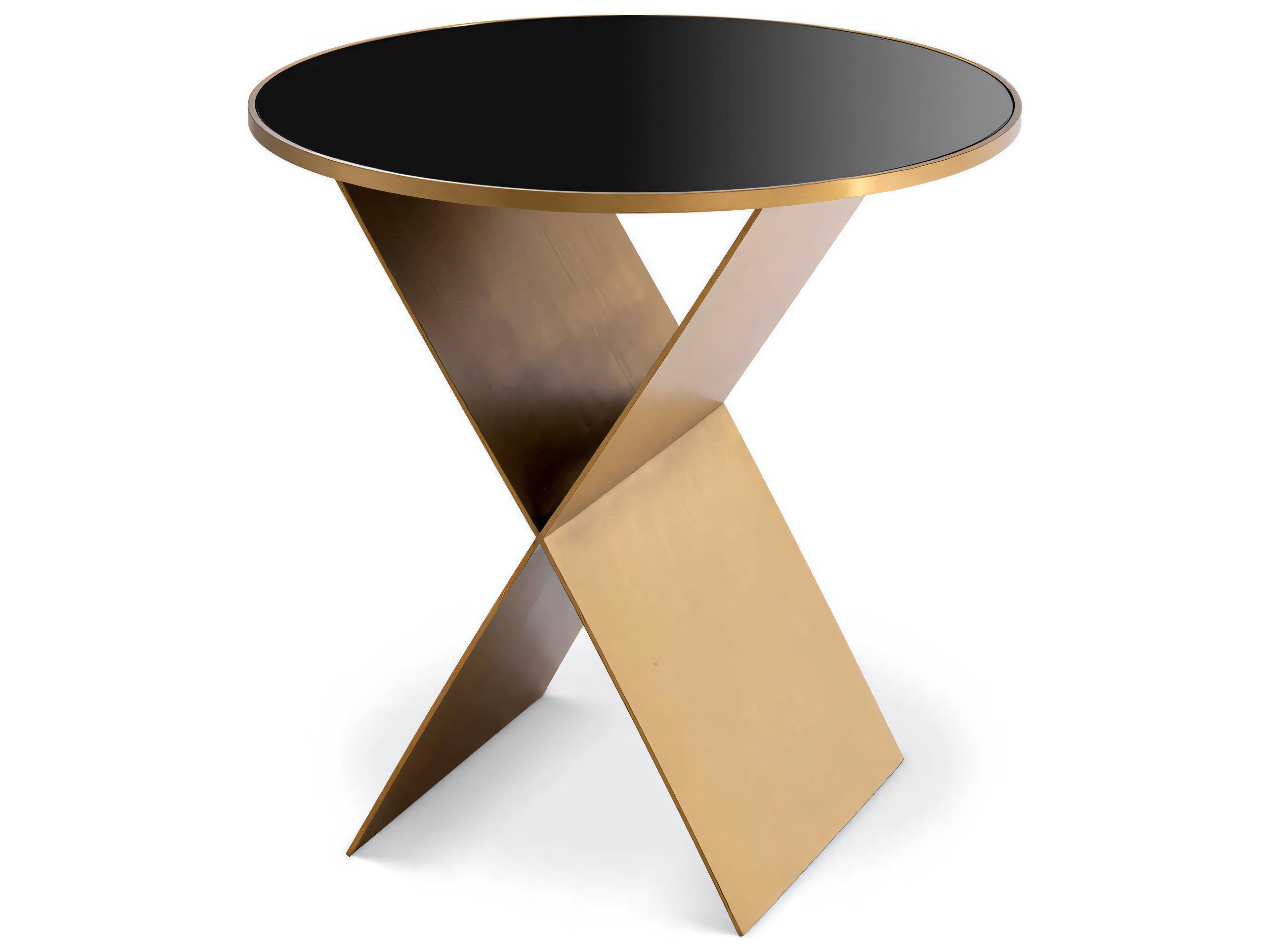 Fitch S Brushed Brass Side Table