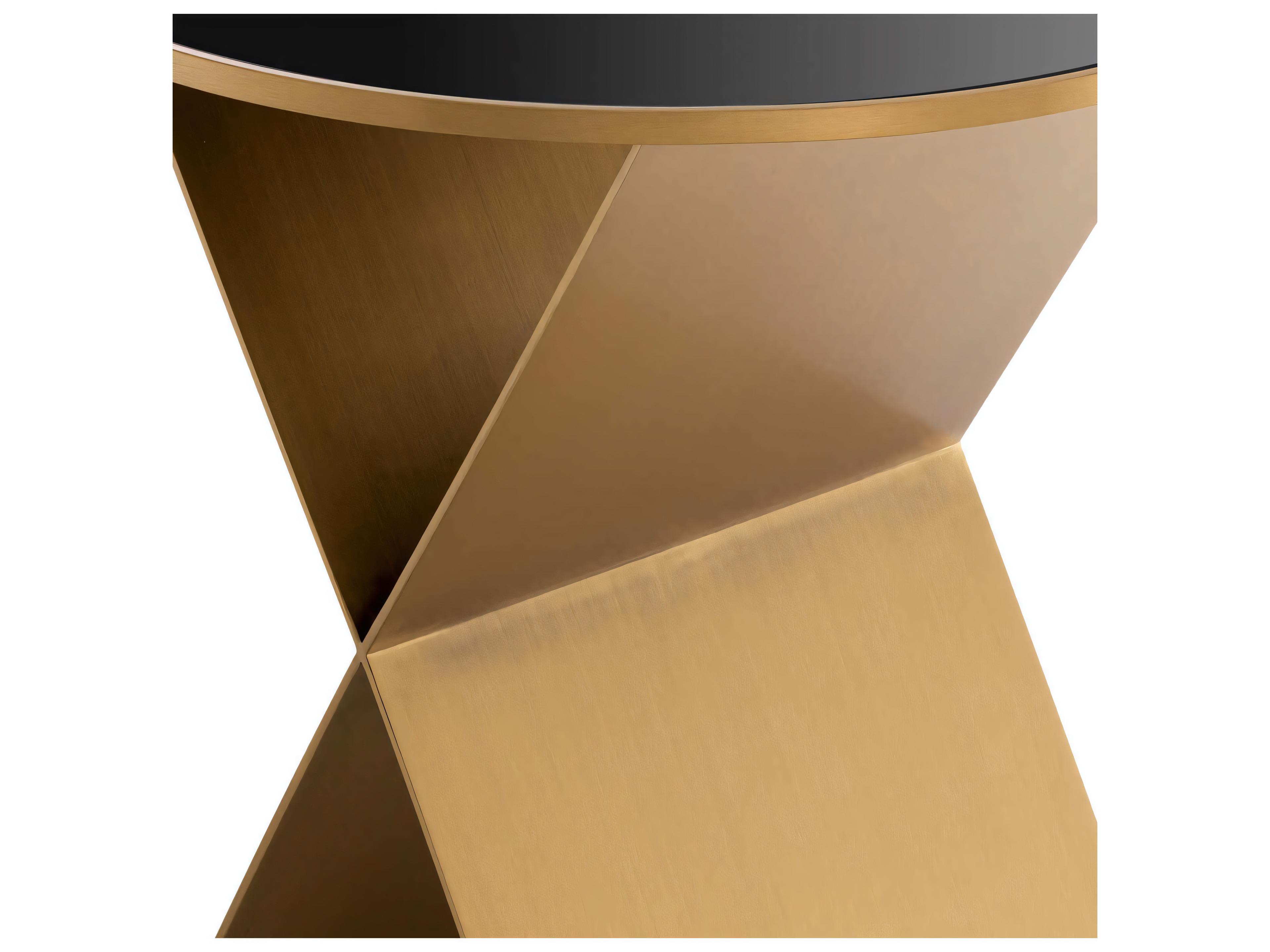 Eichholtz Fitch S Brushed Brass Side Table