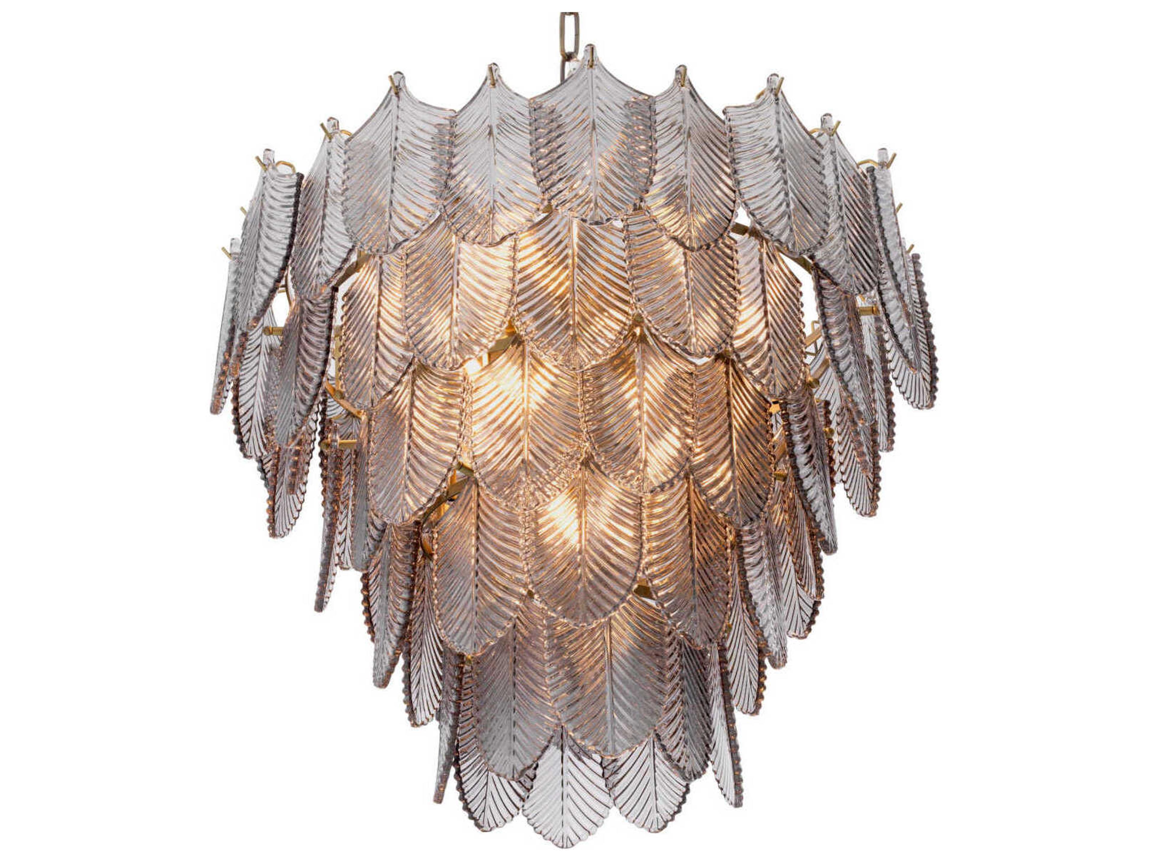 Eichholtz Verbier S Light Brushed Brass Chandelier