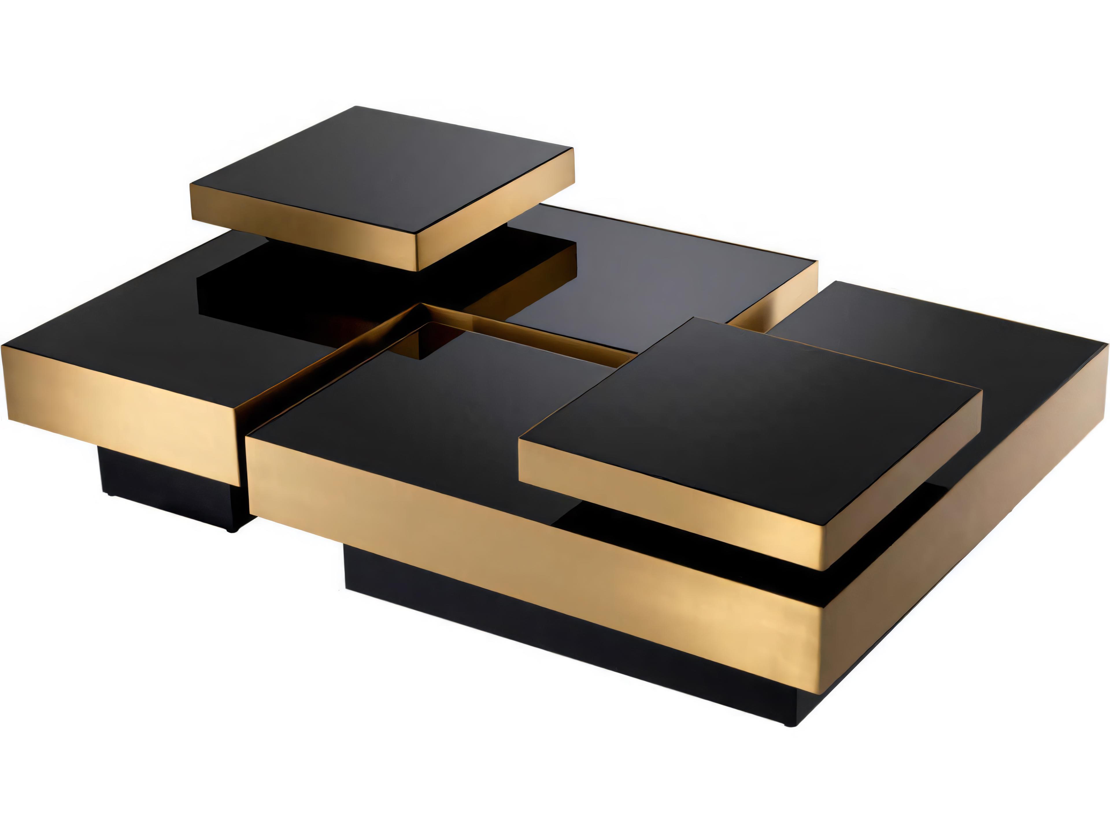 Eichholtz Nio Brushed Brass Set of 4 Coffee Table