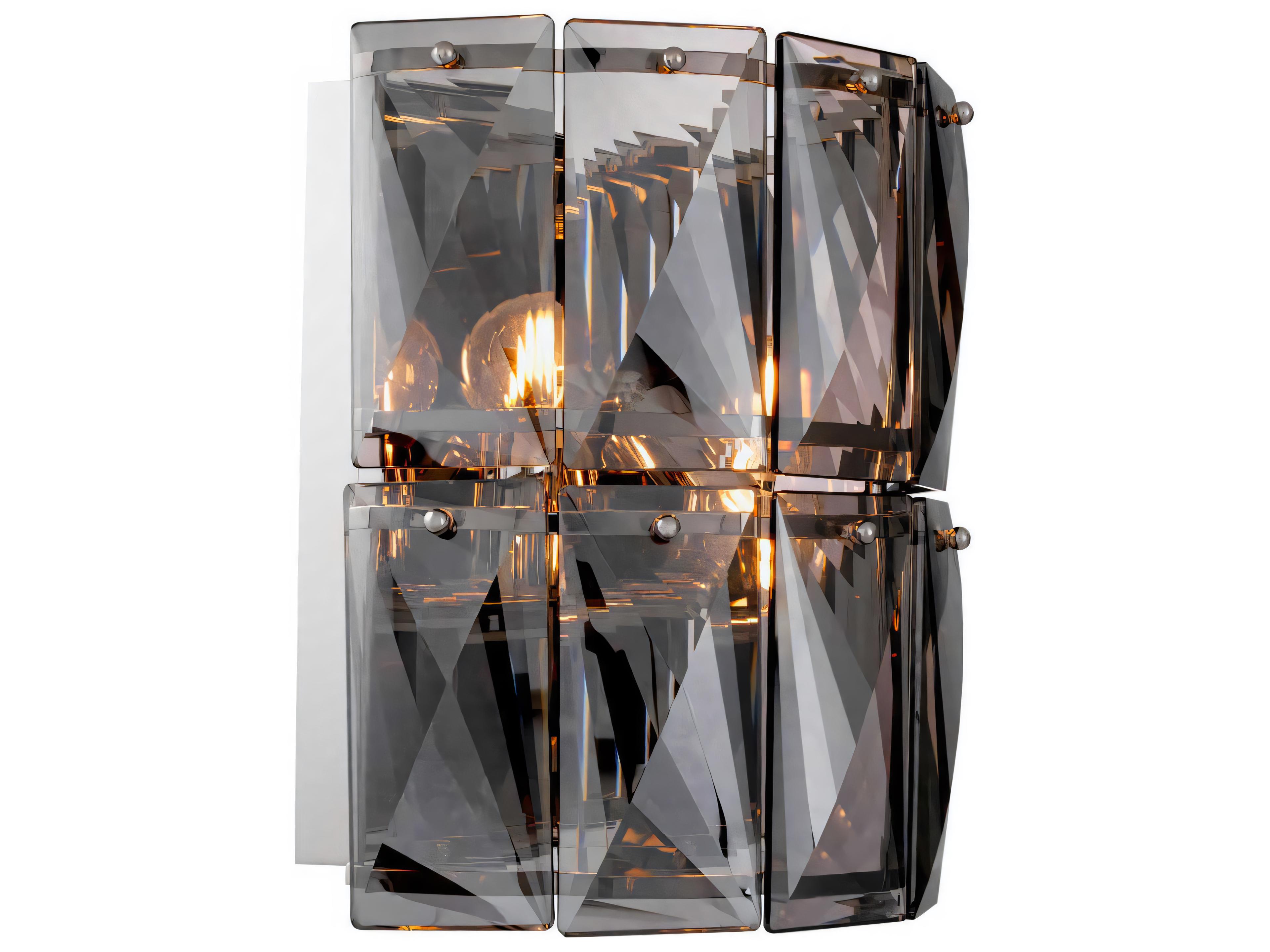 Amazone Smoke Glass Wall Lamp