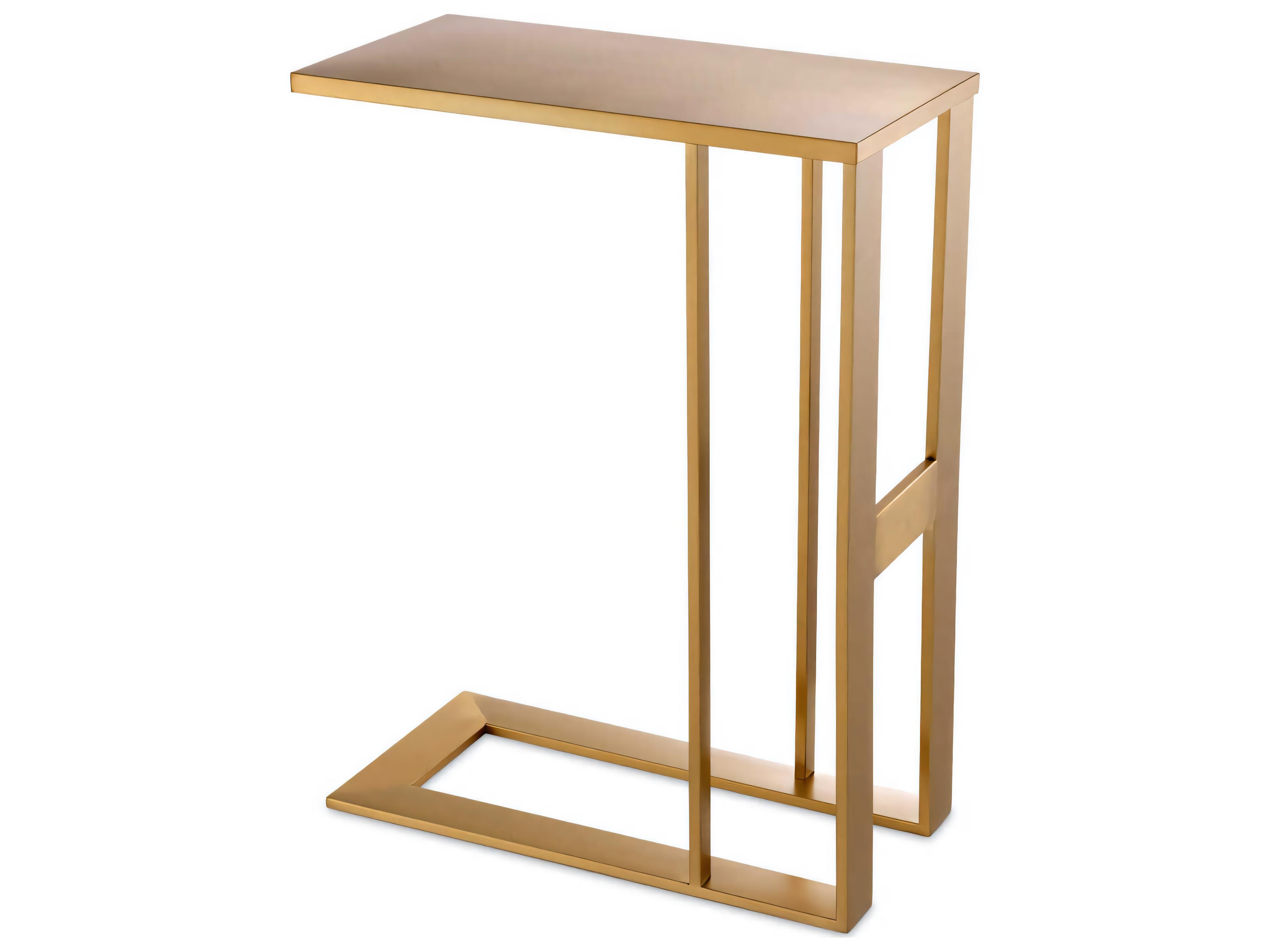 Eichholtz Pierre Brushed Brass Side Table