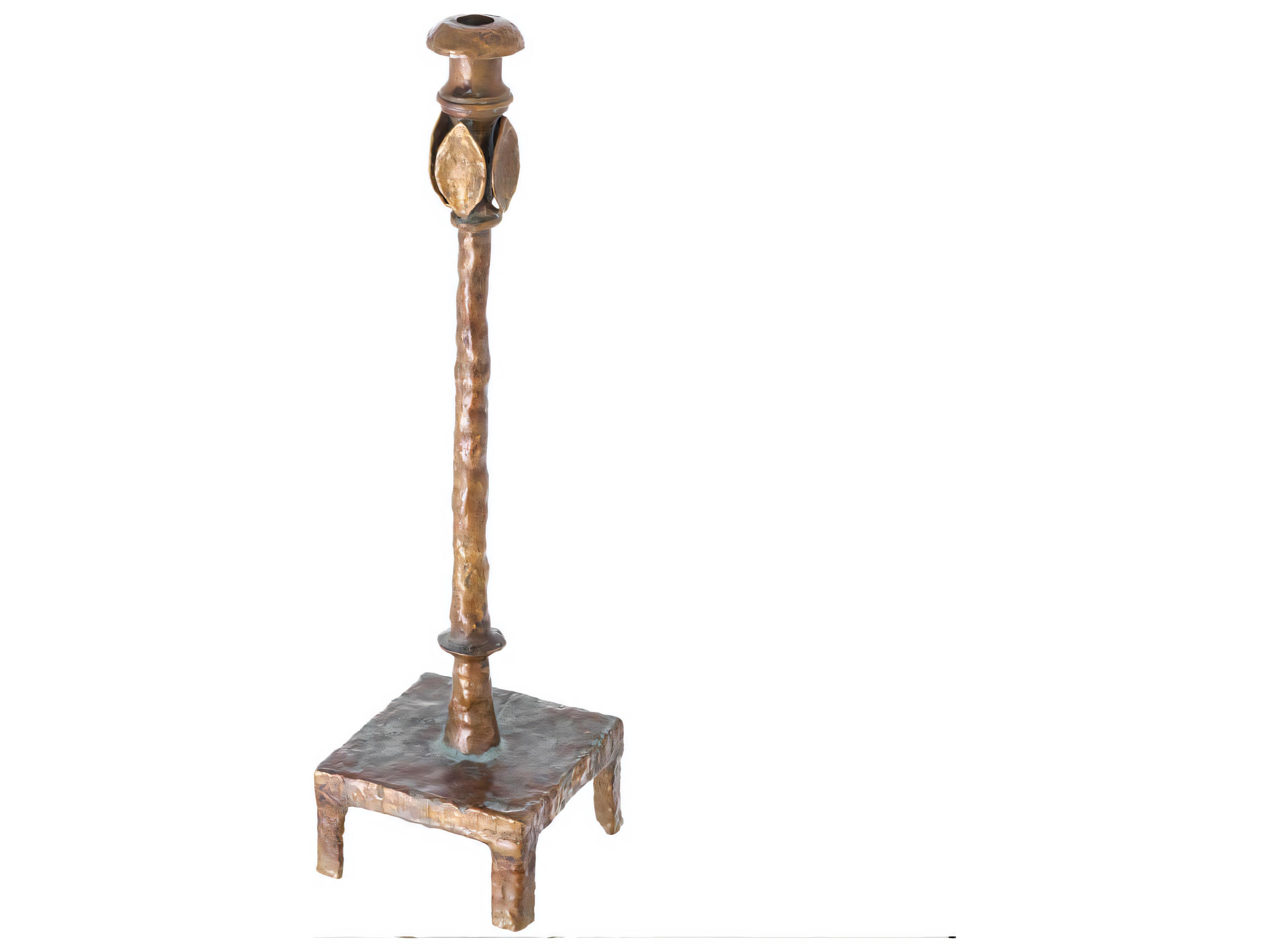 Eichholtz Santoro L Vintage Brass Candle Holder