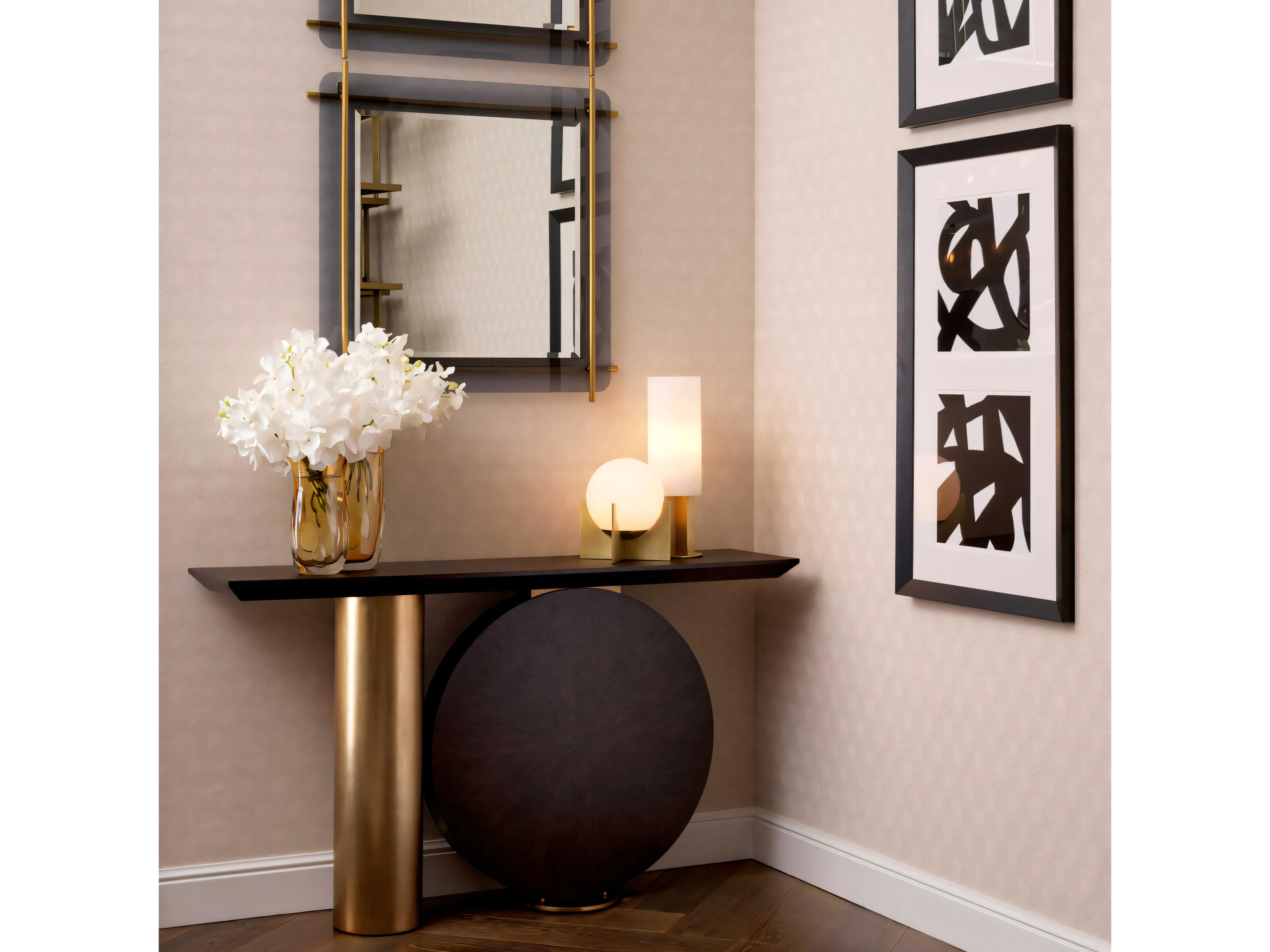 Eichholtz Quinn Brushed Brass Mirror