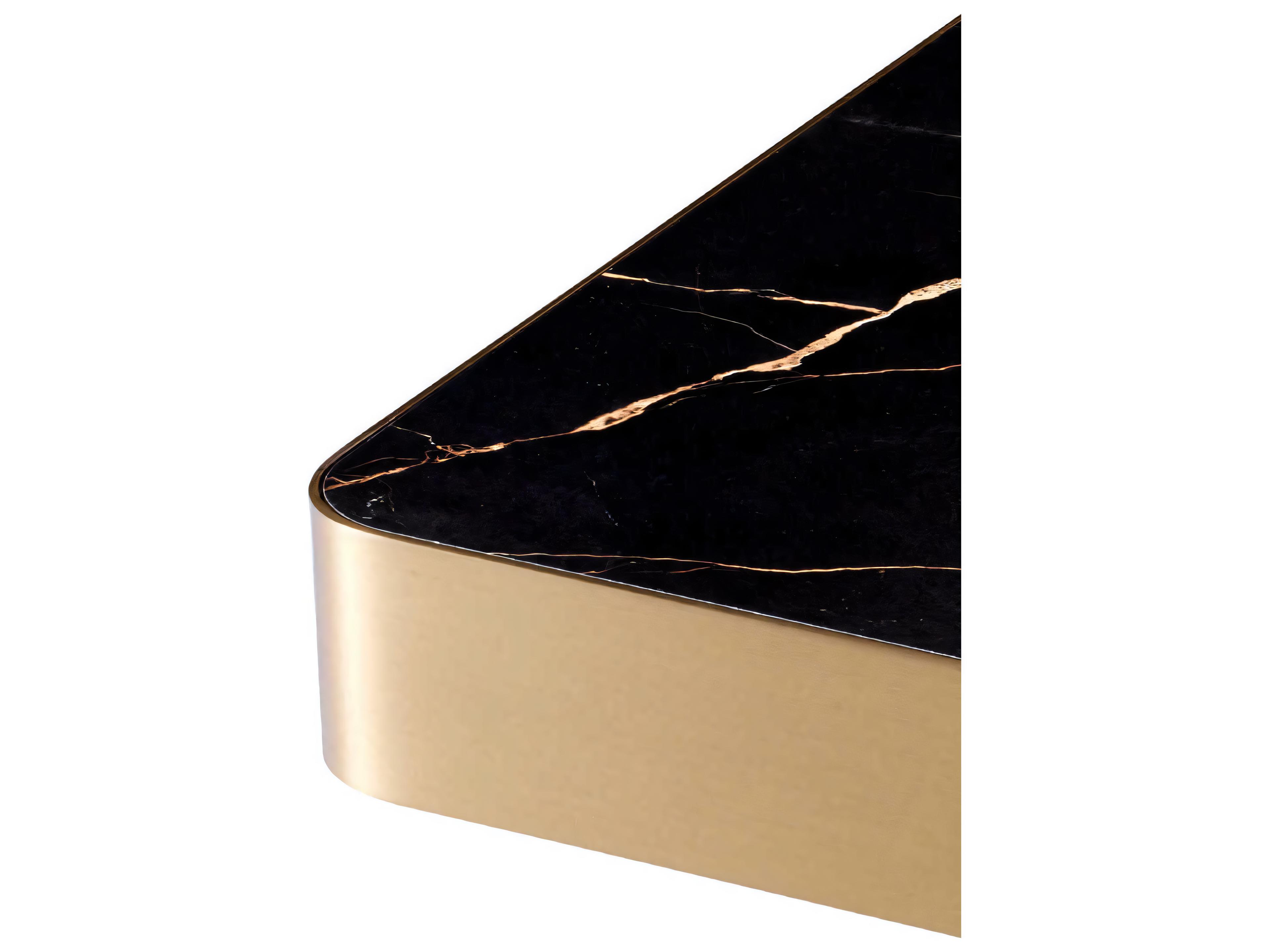 Eichholtz Luxus Brushed Brass Side Table