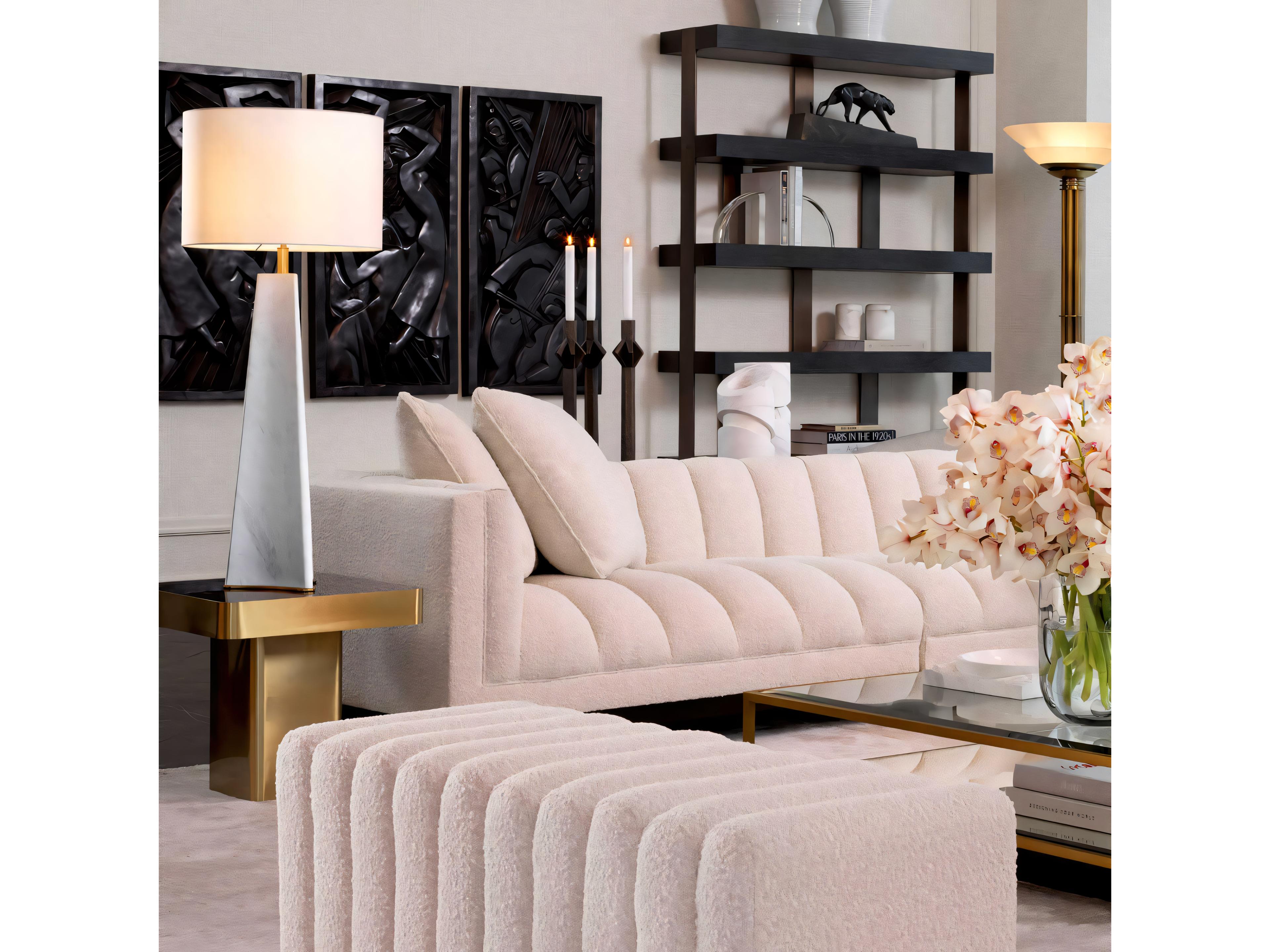 Eichholtz Luxus Brushed Brass Side Table