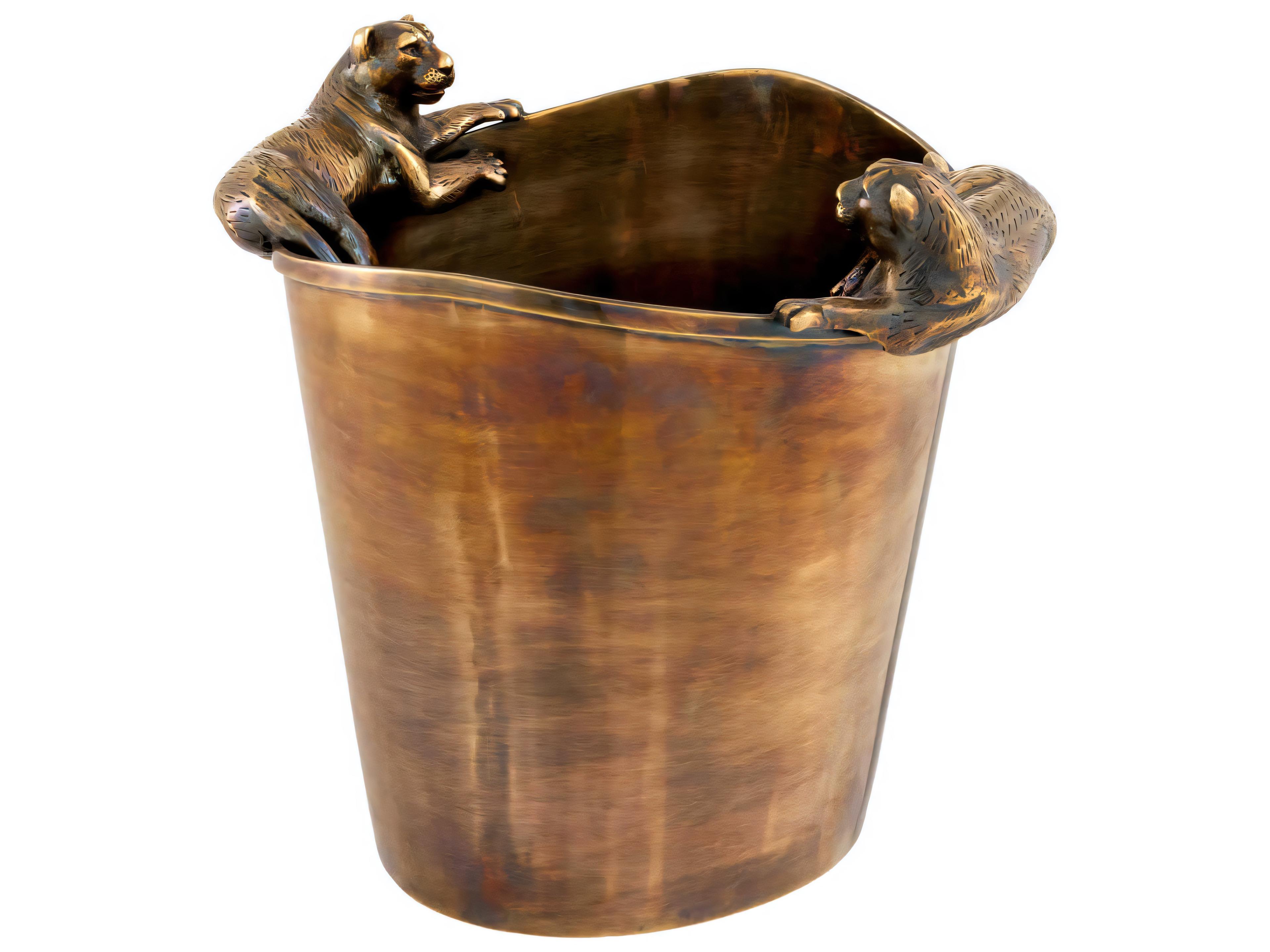 Eichholtz Jordan Vintage Brass Wine Cooler