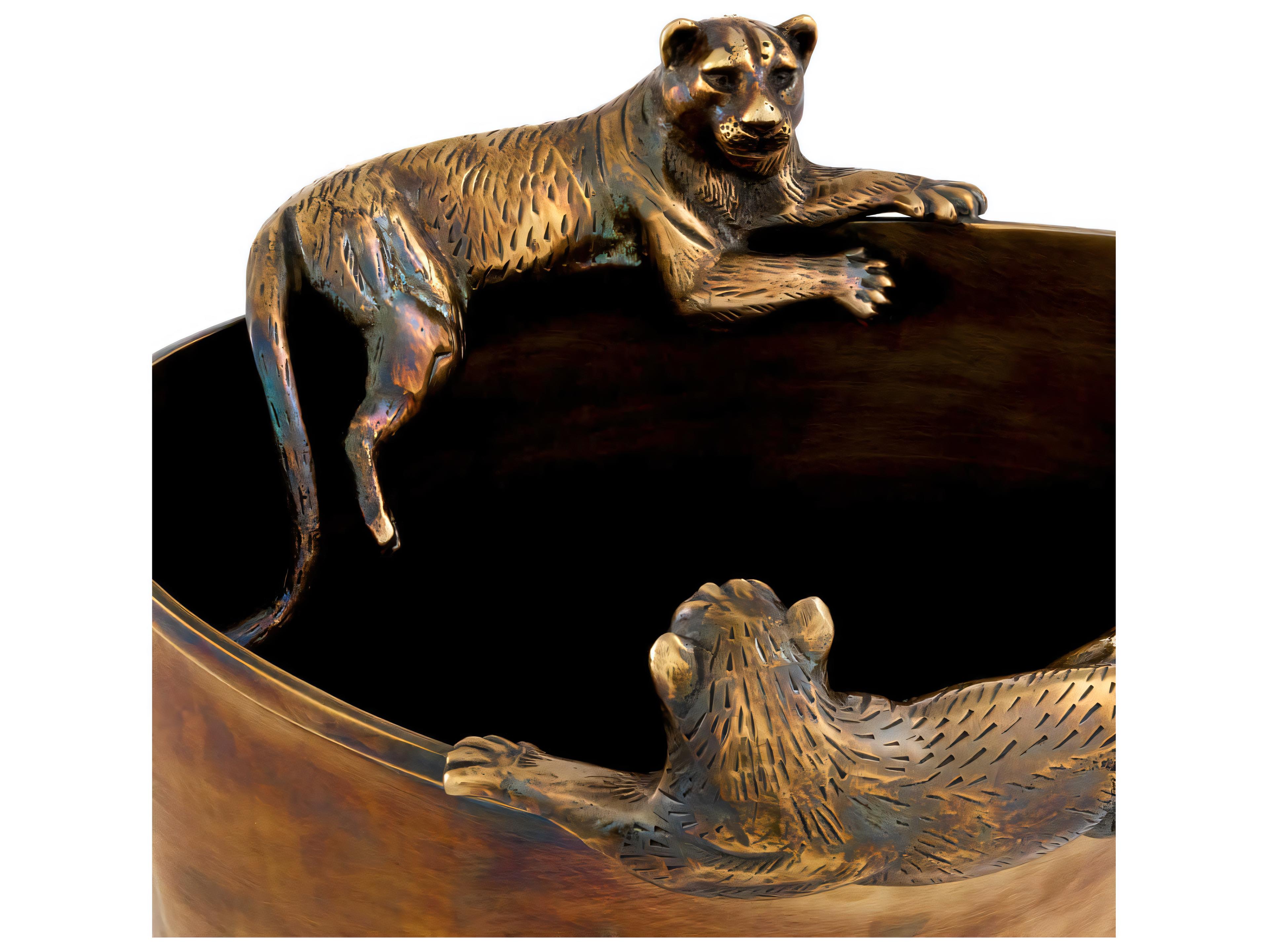 Eichholtz Jordan Vintage Brass Wine Cooler