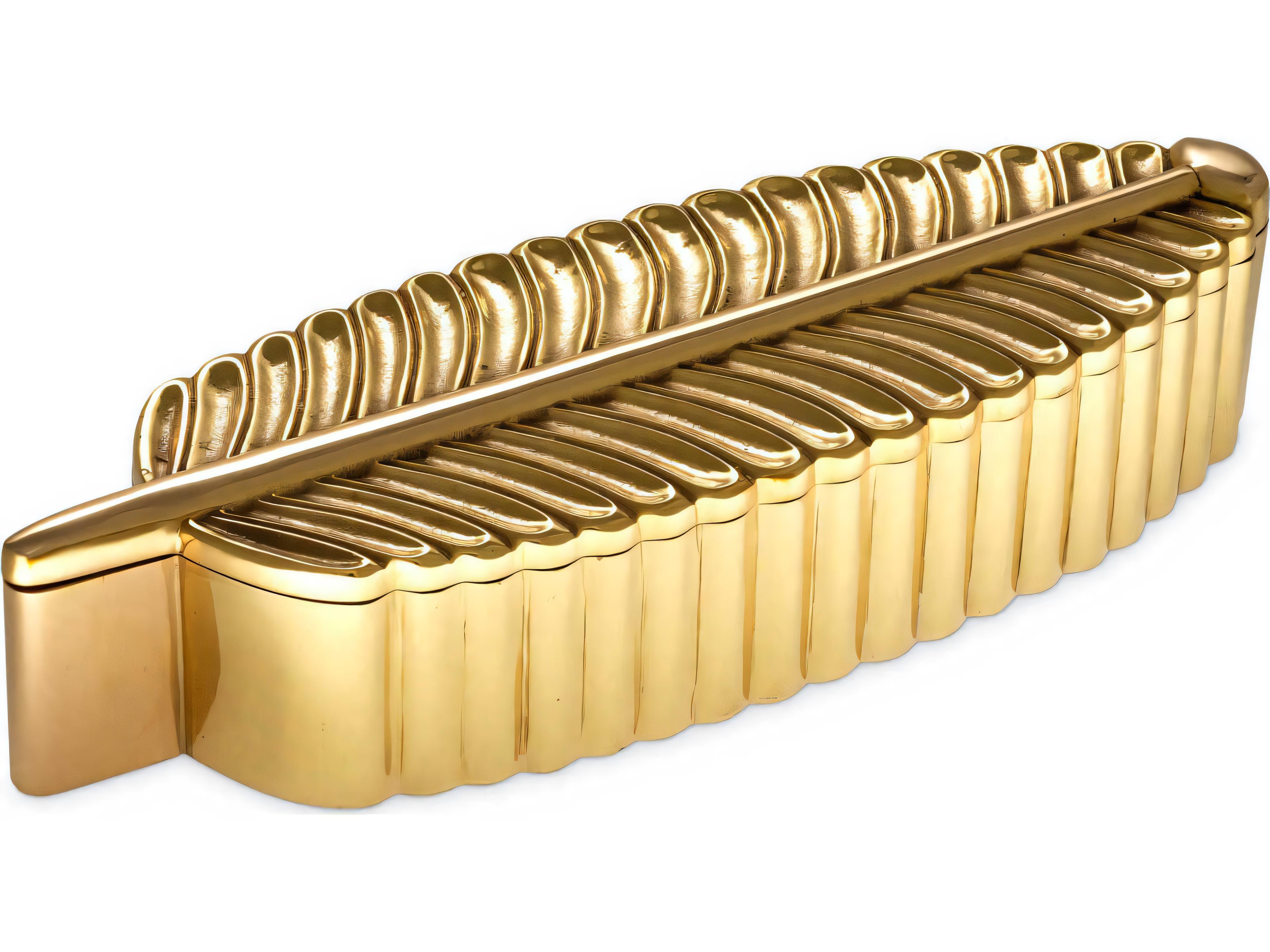 Eichholtz La Plume Polished Brass Box