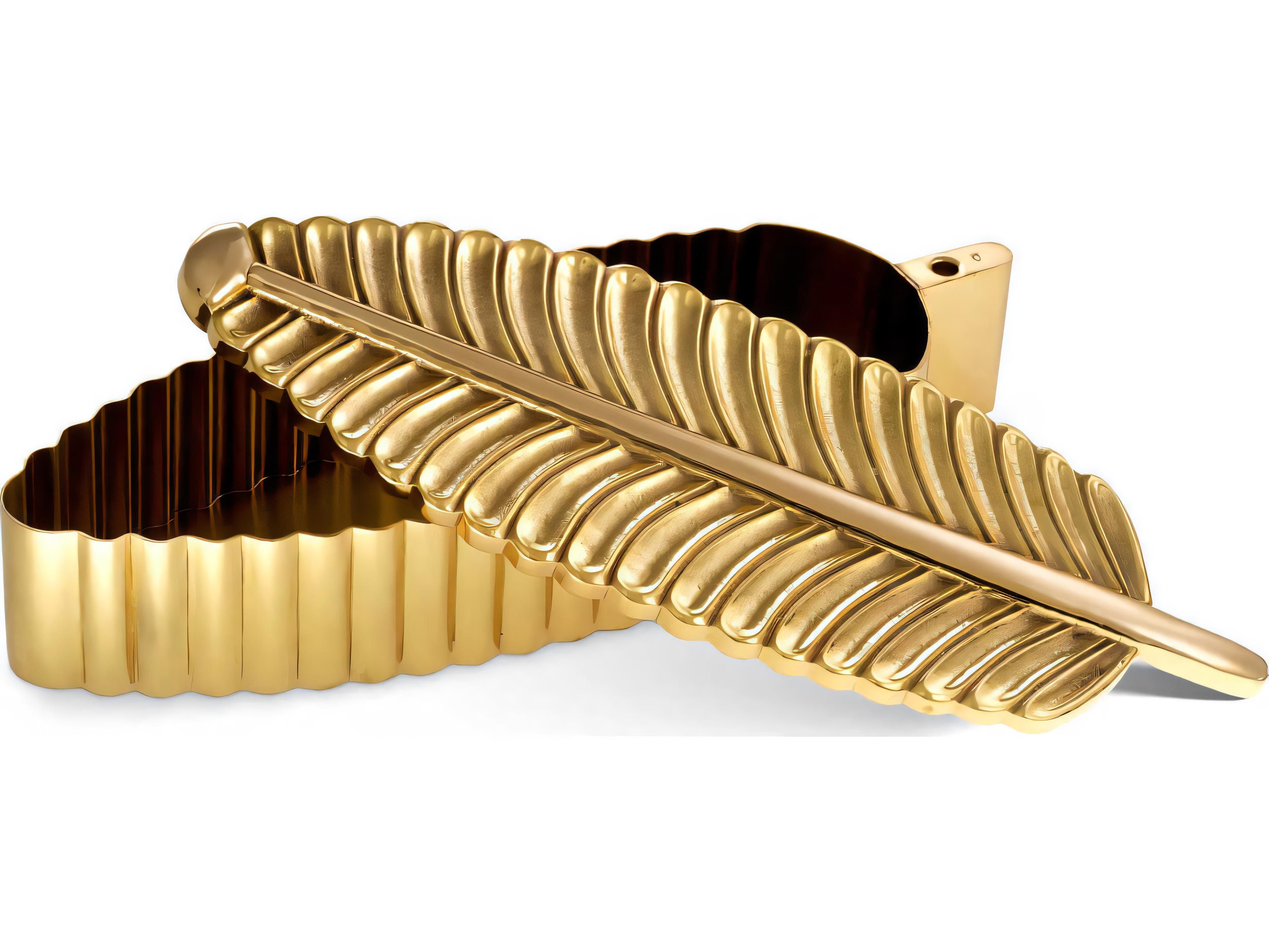 Eichholtz La Plume Polished Brass Box