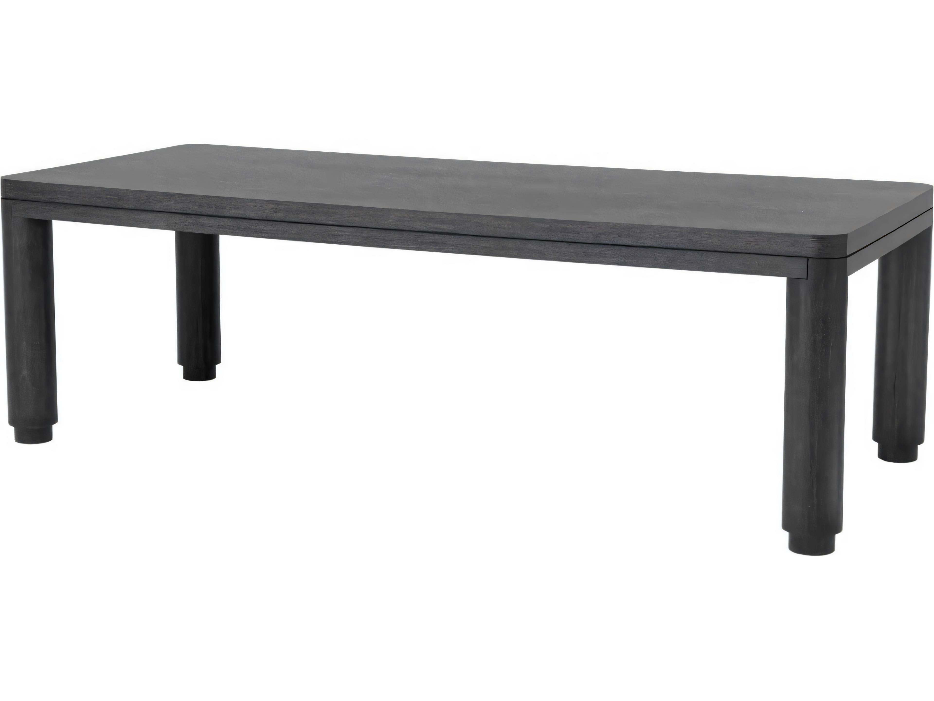 Eichholtz Atelier S Charcoal Grey Oak Veneer Dining Table