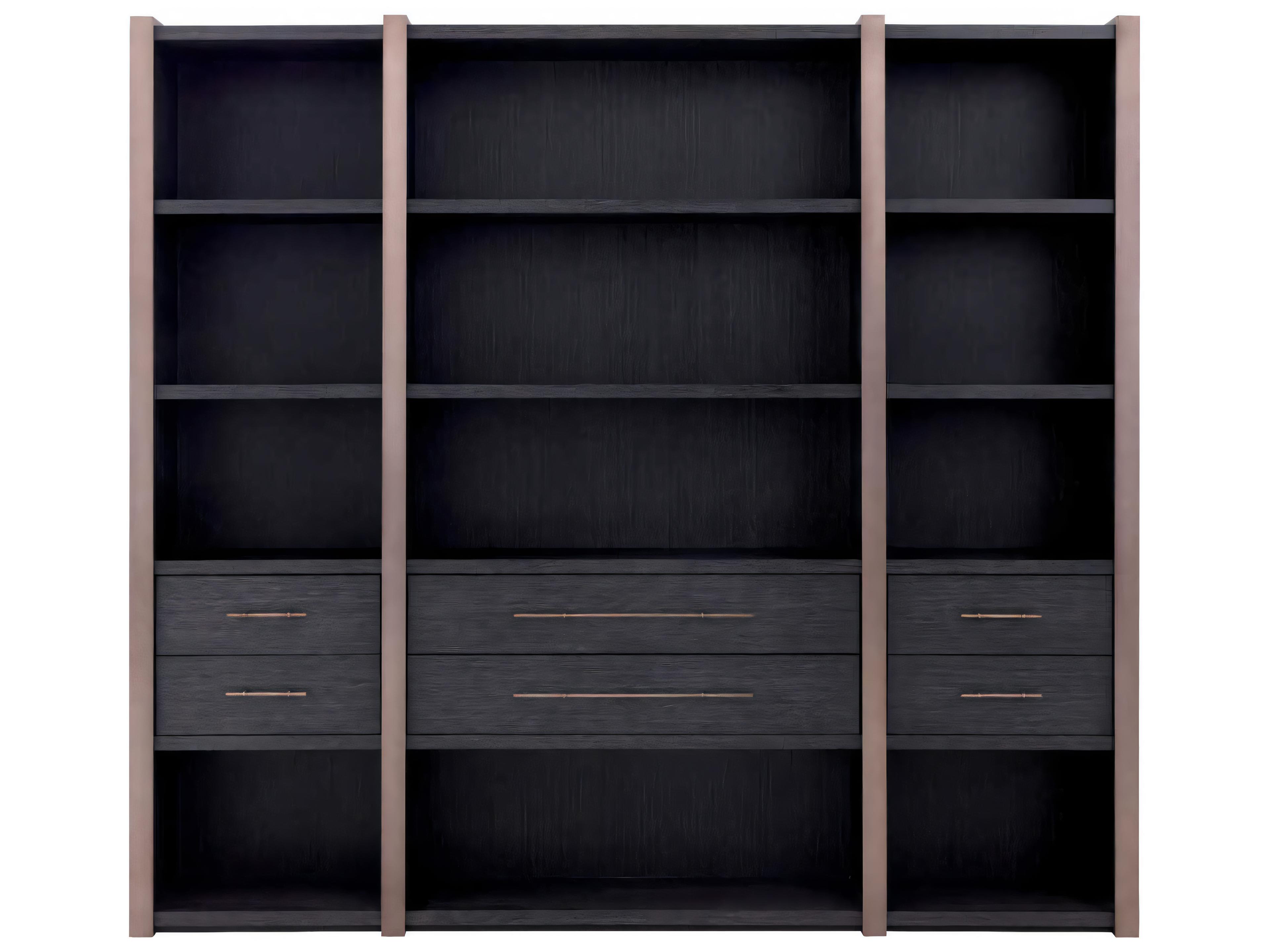 Eichholtz Canova Charcoal Grey Oak Veneer Cabinet