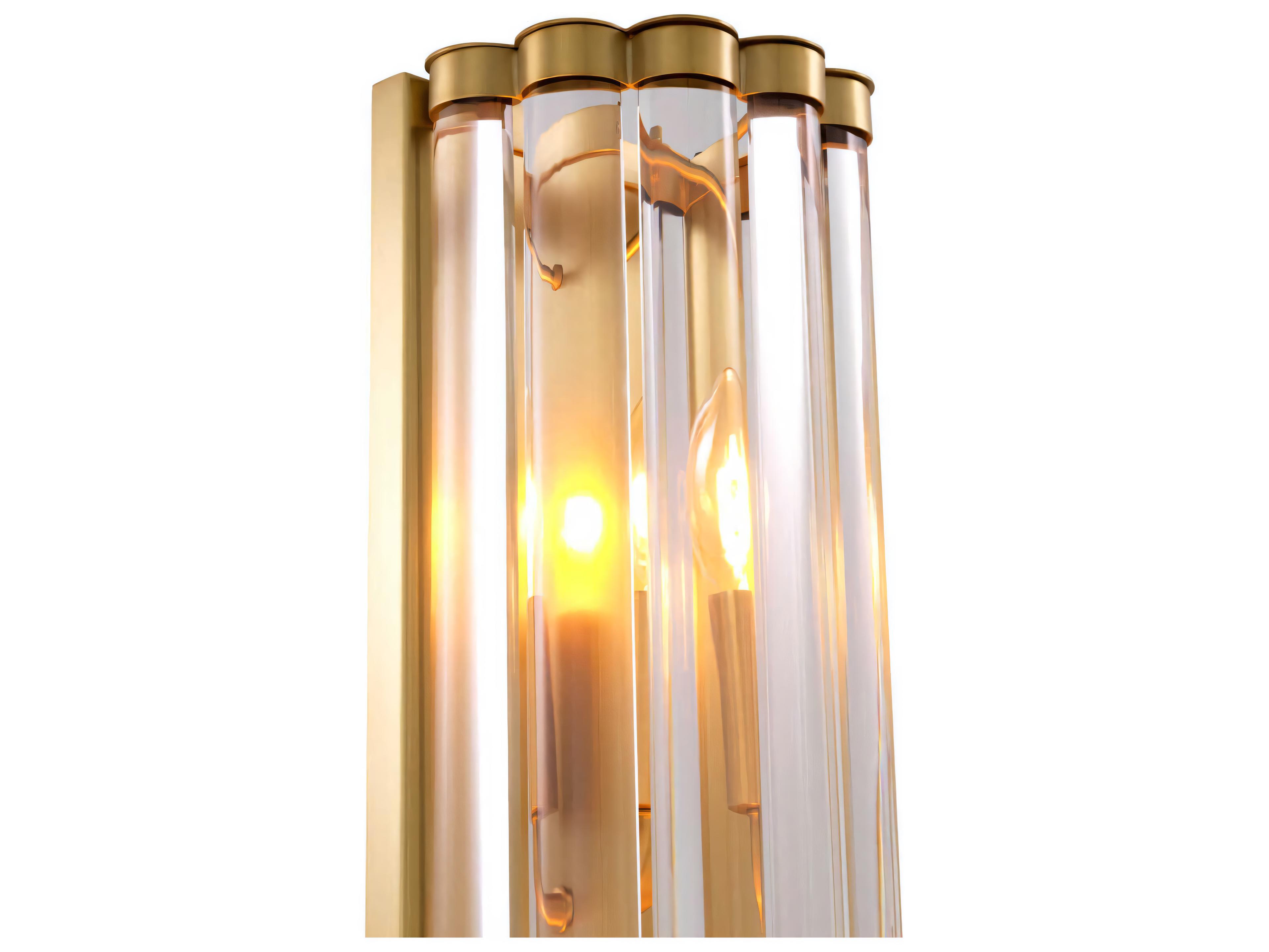 Eichholtz Amalfi Antique Brass Wall Lamp