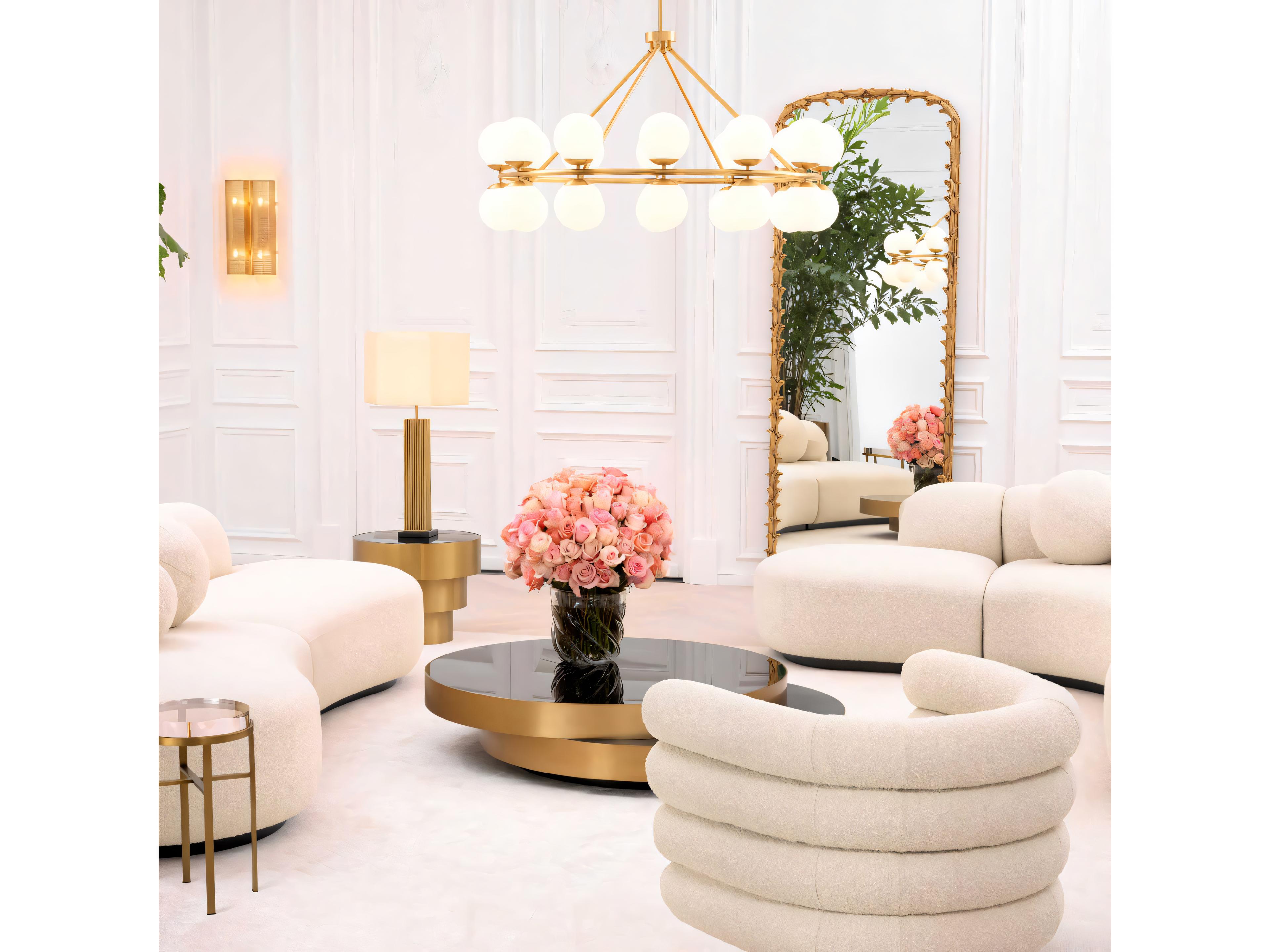 Eichholtz Guinevere L Antique Gold Mirror