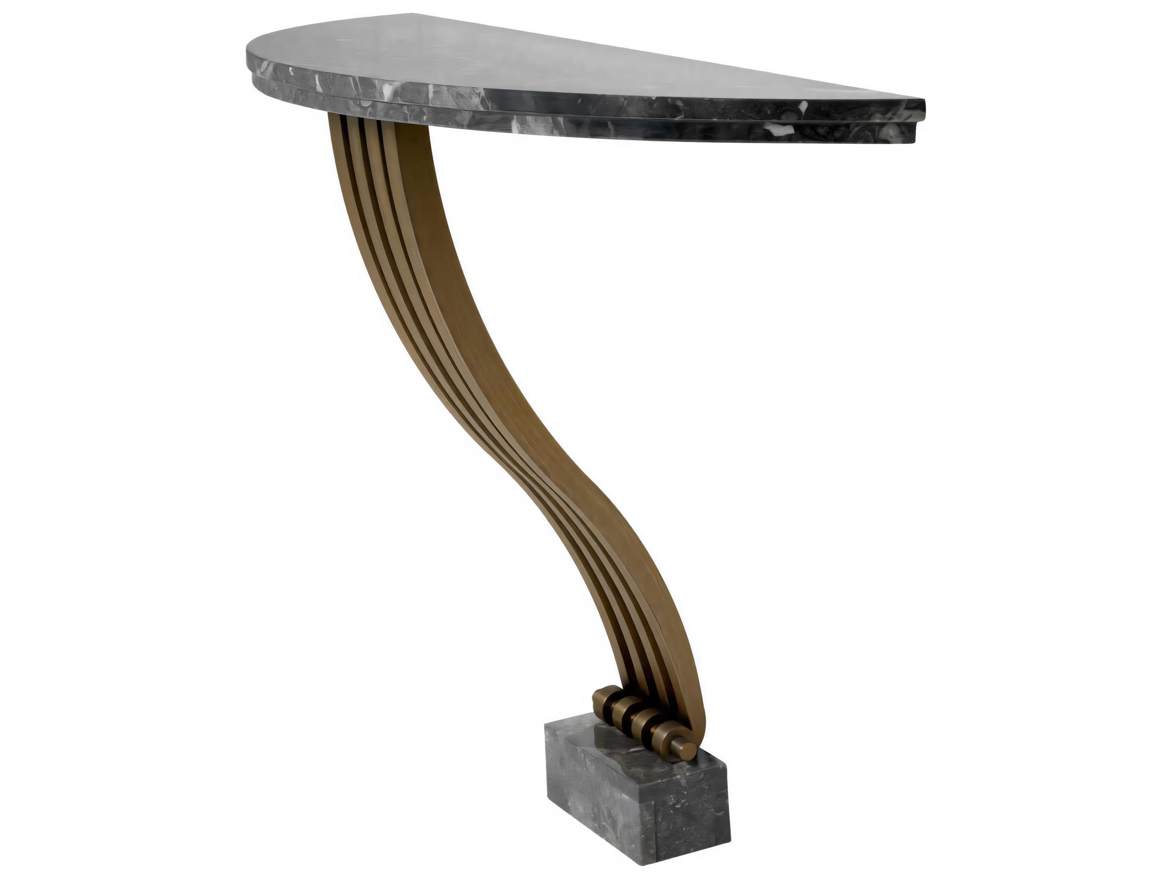 Eichholtz Renaissance Brushed Brass Console Table