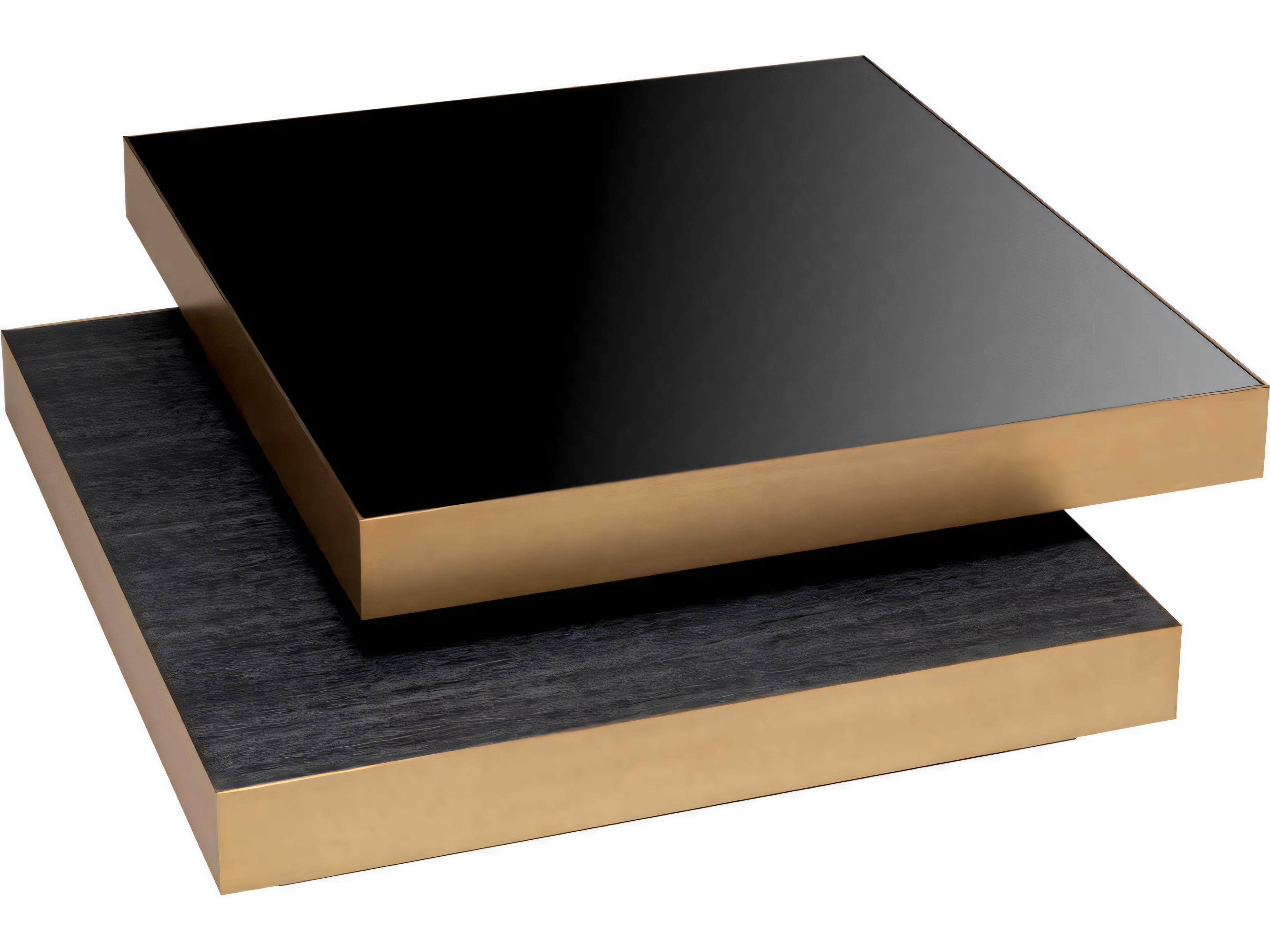 Eichholtz Shelton Brushed Brass Coffee Table