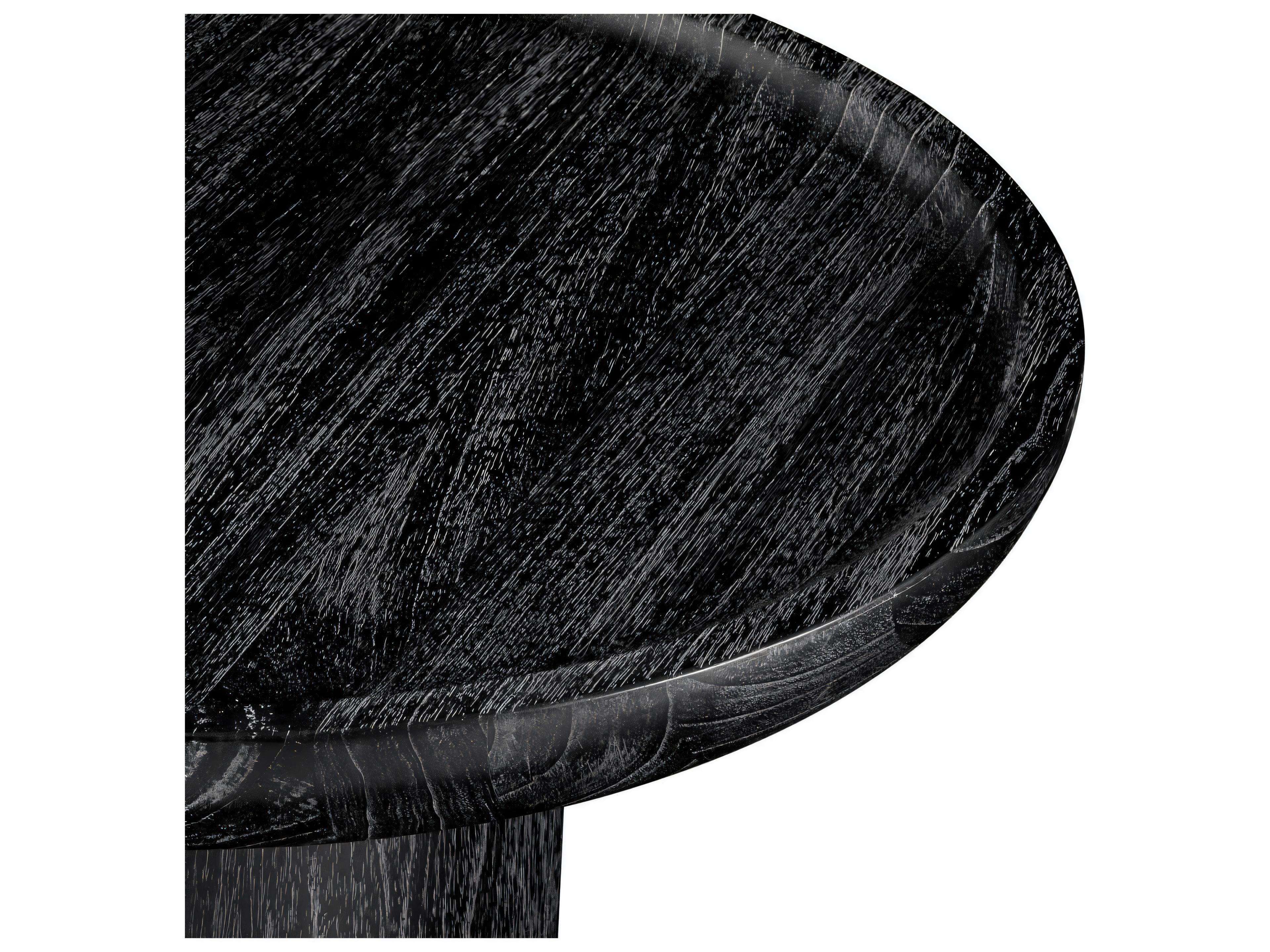 Eichholtz Rouault Charcoal Grey Veneer Side Table