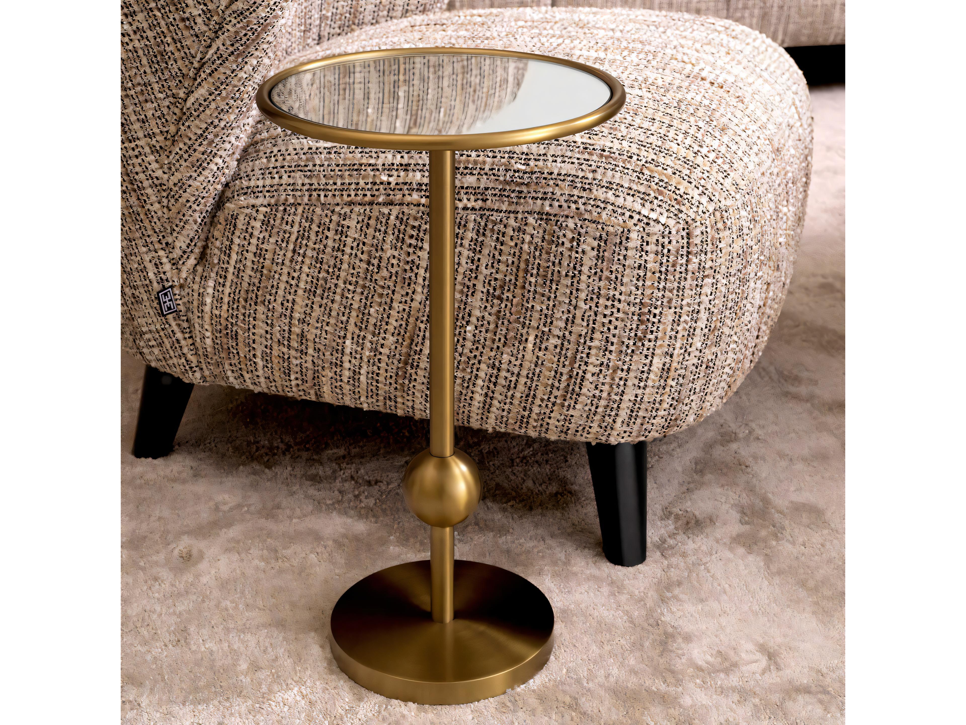 Eichholtz Narciso Brushed Brass Side Table