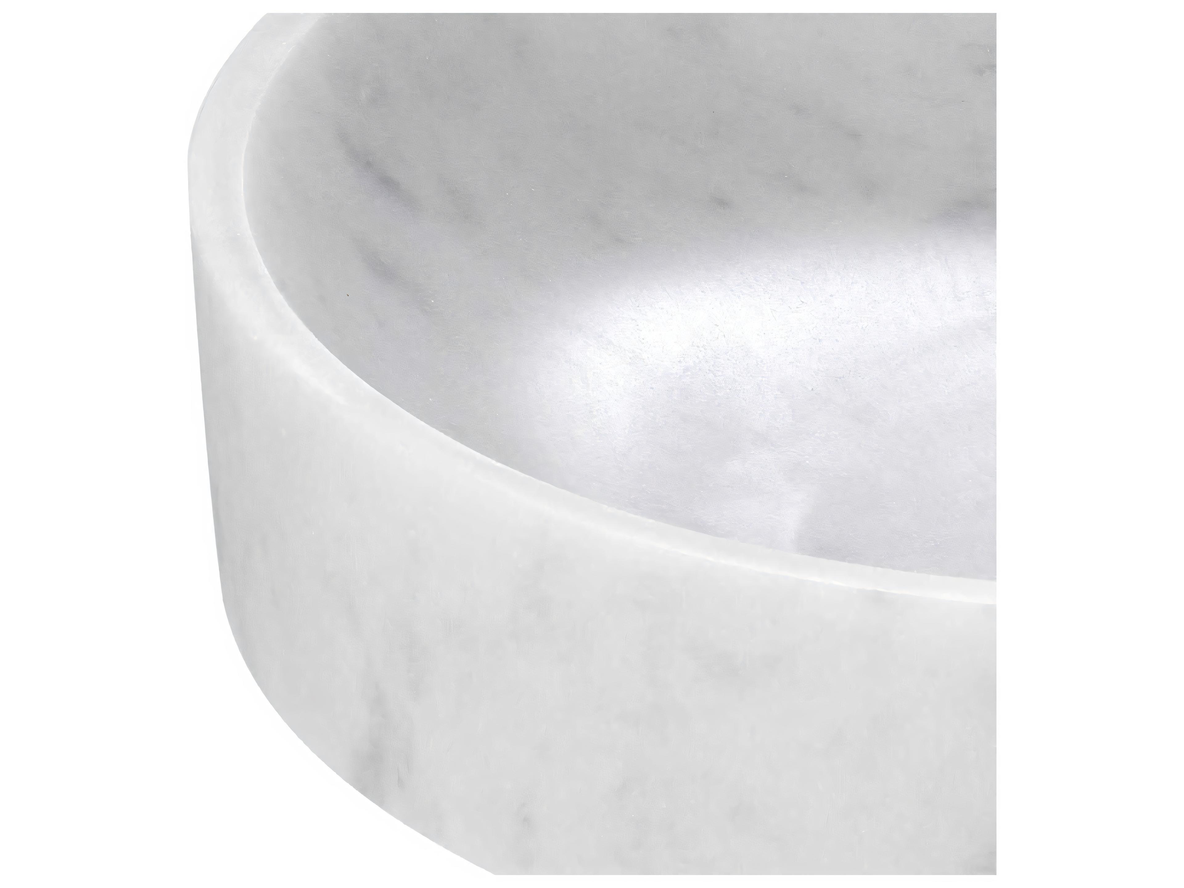 Eichholtz Santiago White Marble Bowl