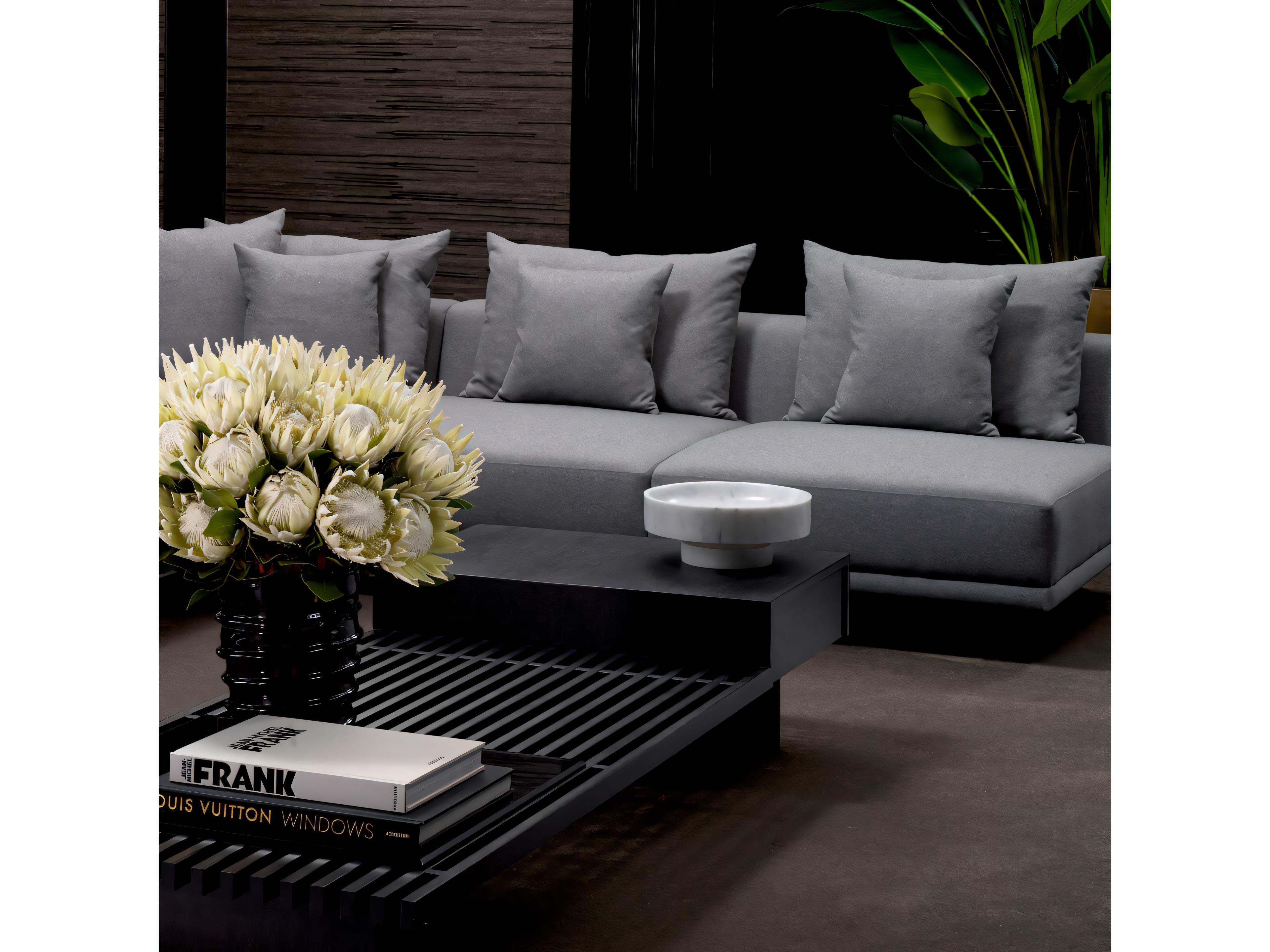 Eichholtz Santiago White Marble Bowl