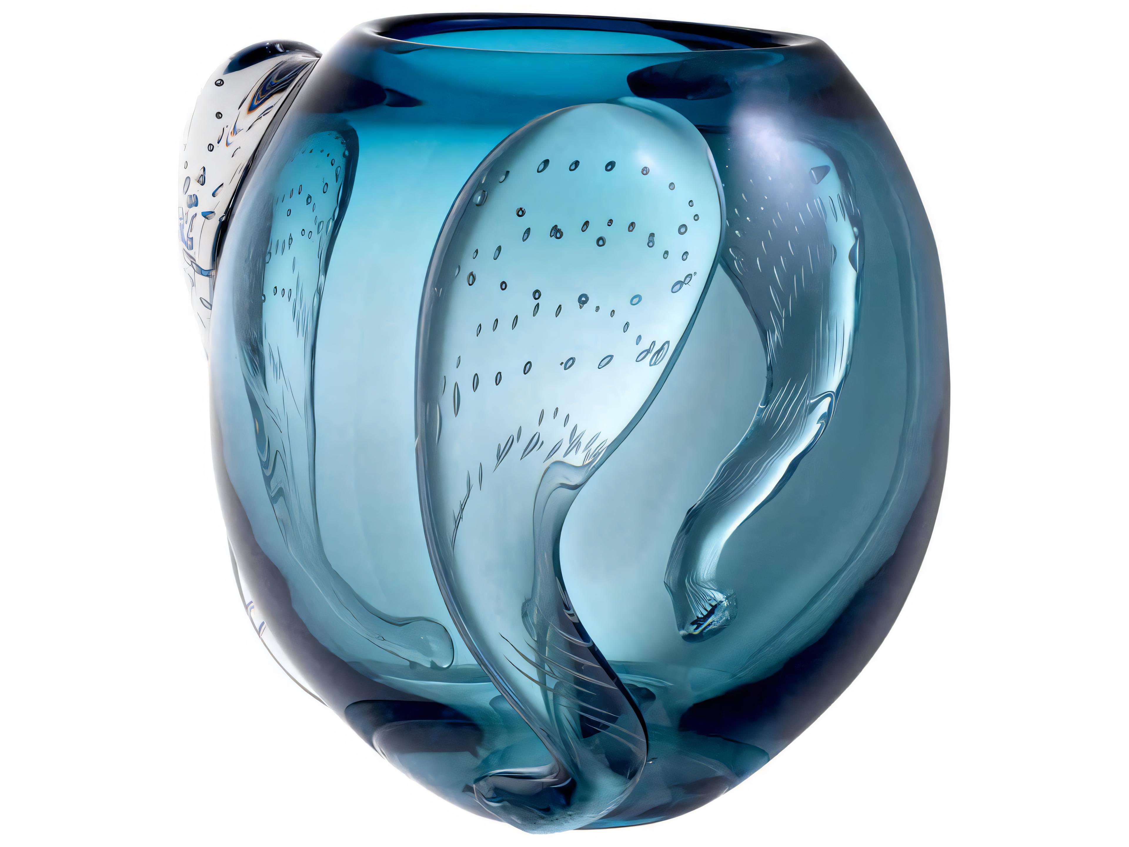 Sianluca L Blue Vase