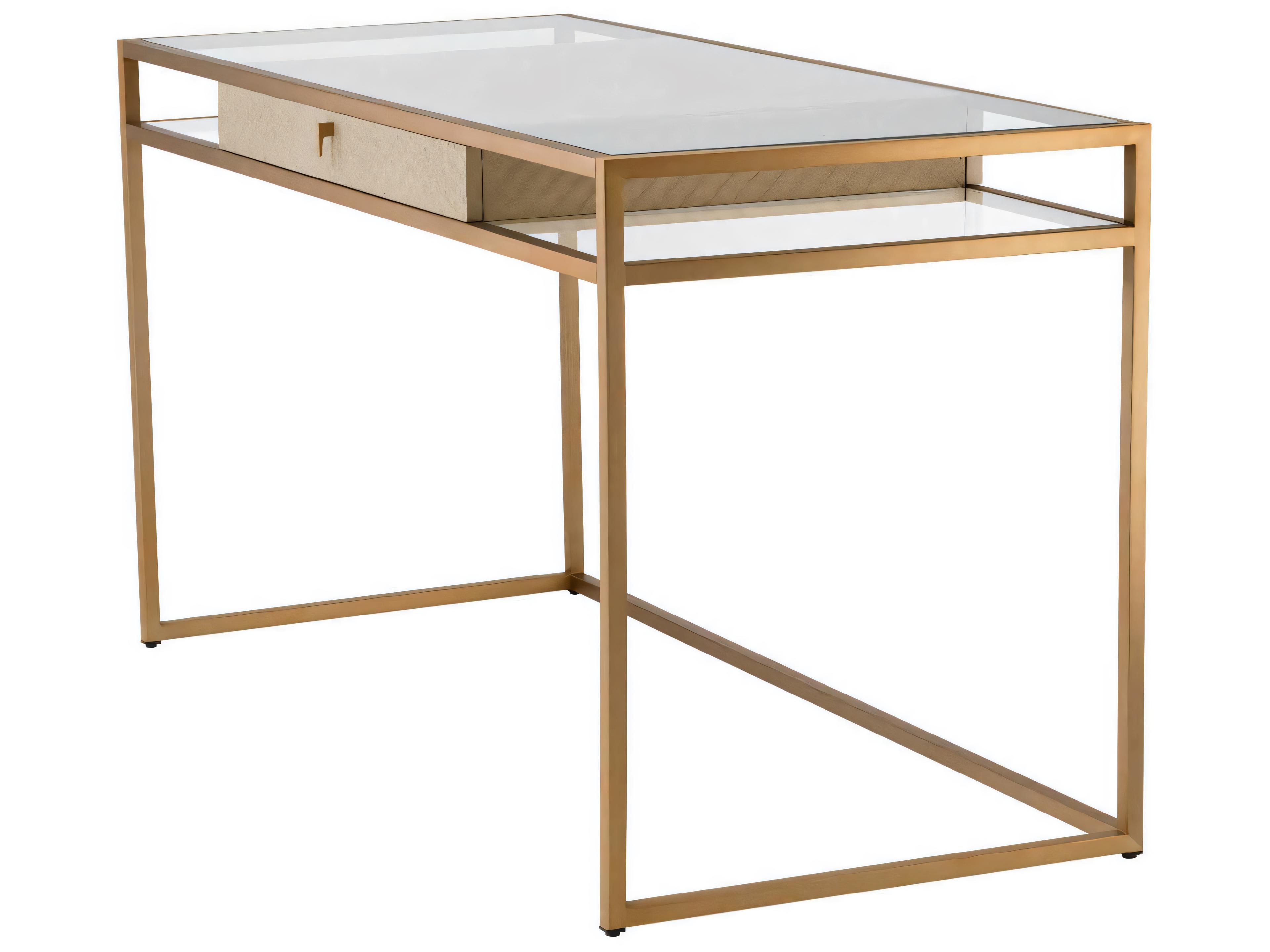 Eichholtz Napa Valley Woven Washed Oak Veneer Desk