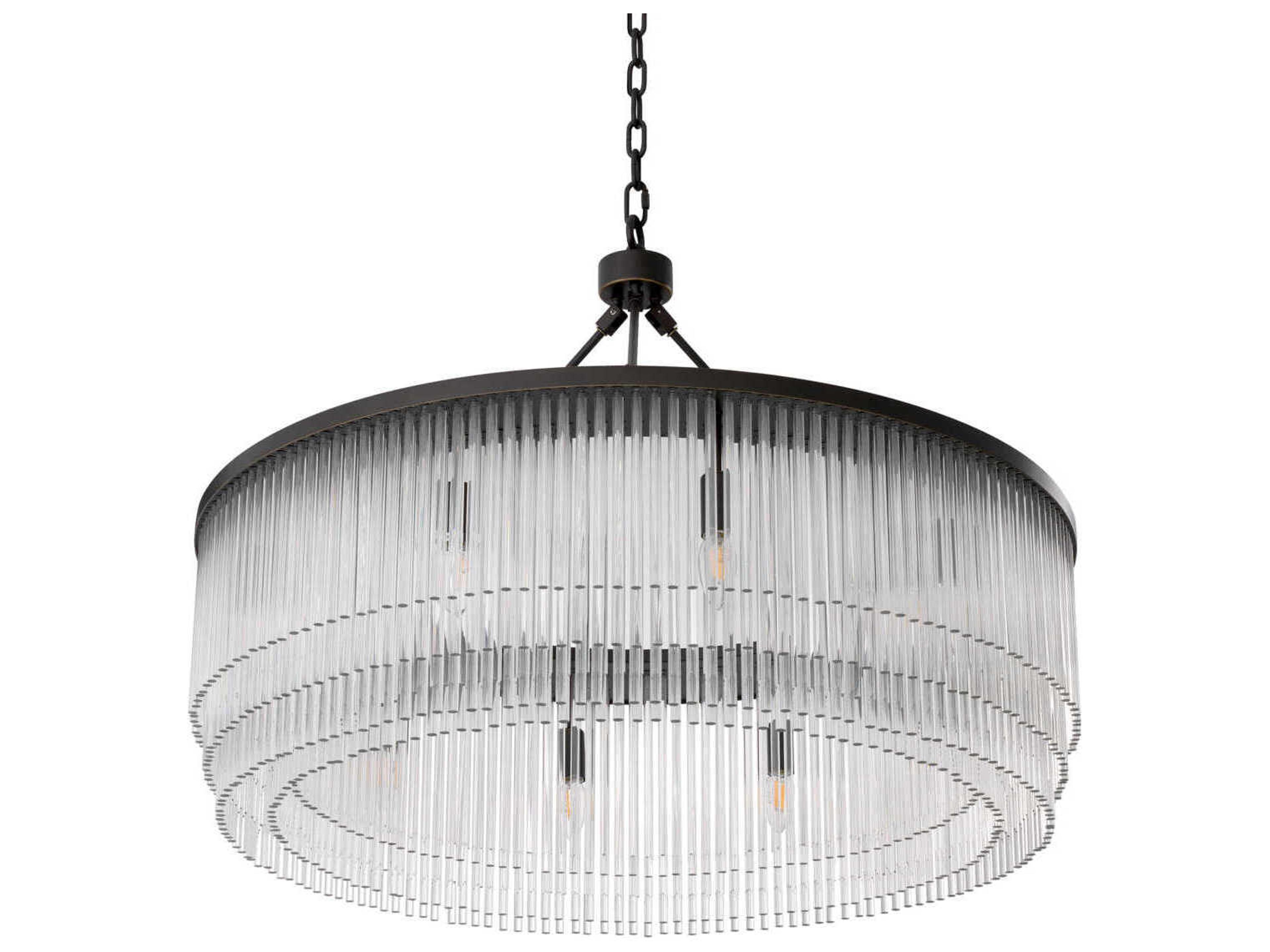 Eichholtz Hector L Bronze Highlight Chandelier