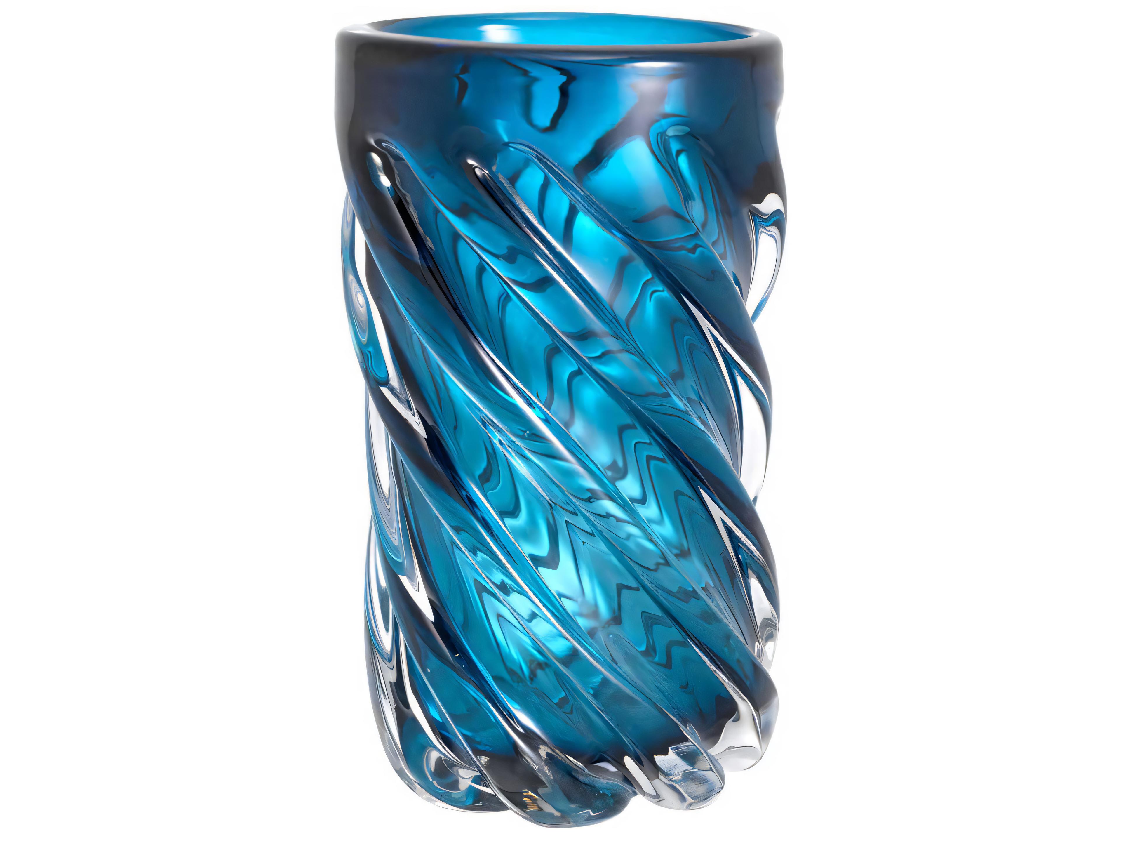 Angelito L Blue Vase