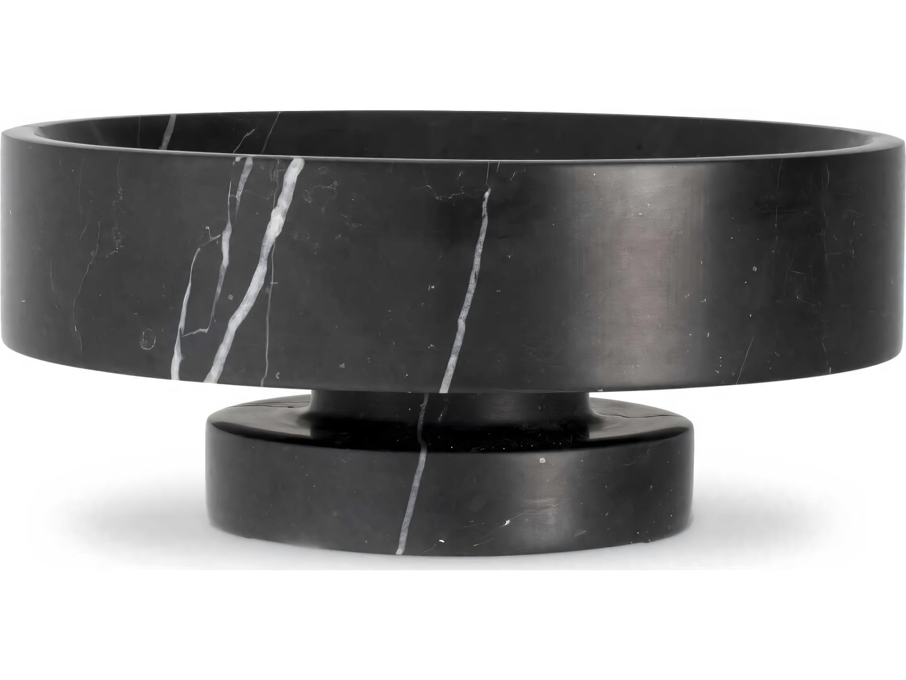 Eichholtz Santiago Black Marble Bowl