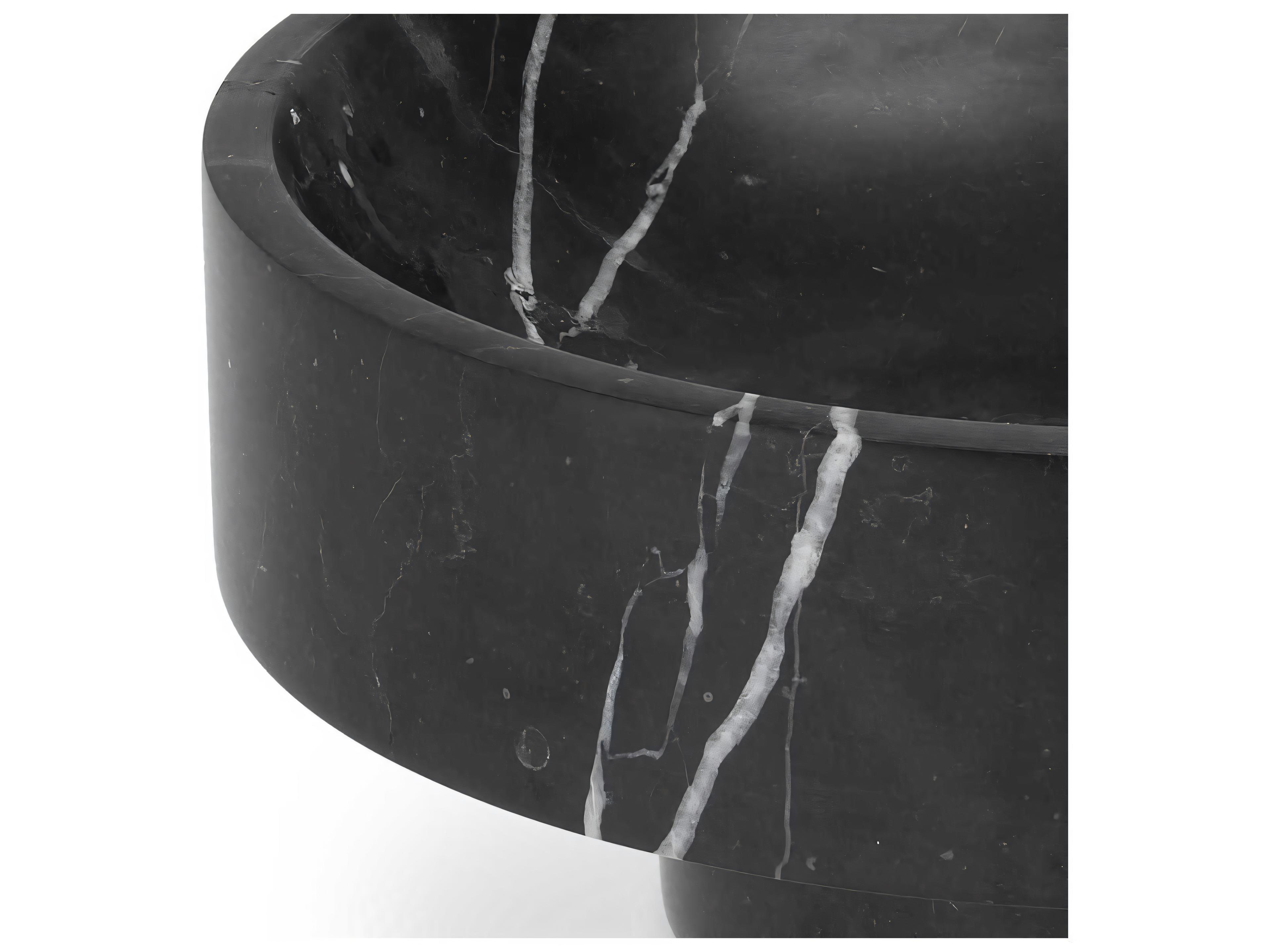 Eichholtz Santiago Black Marble Bowl