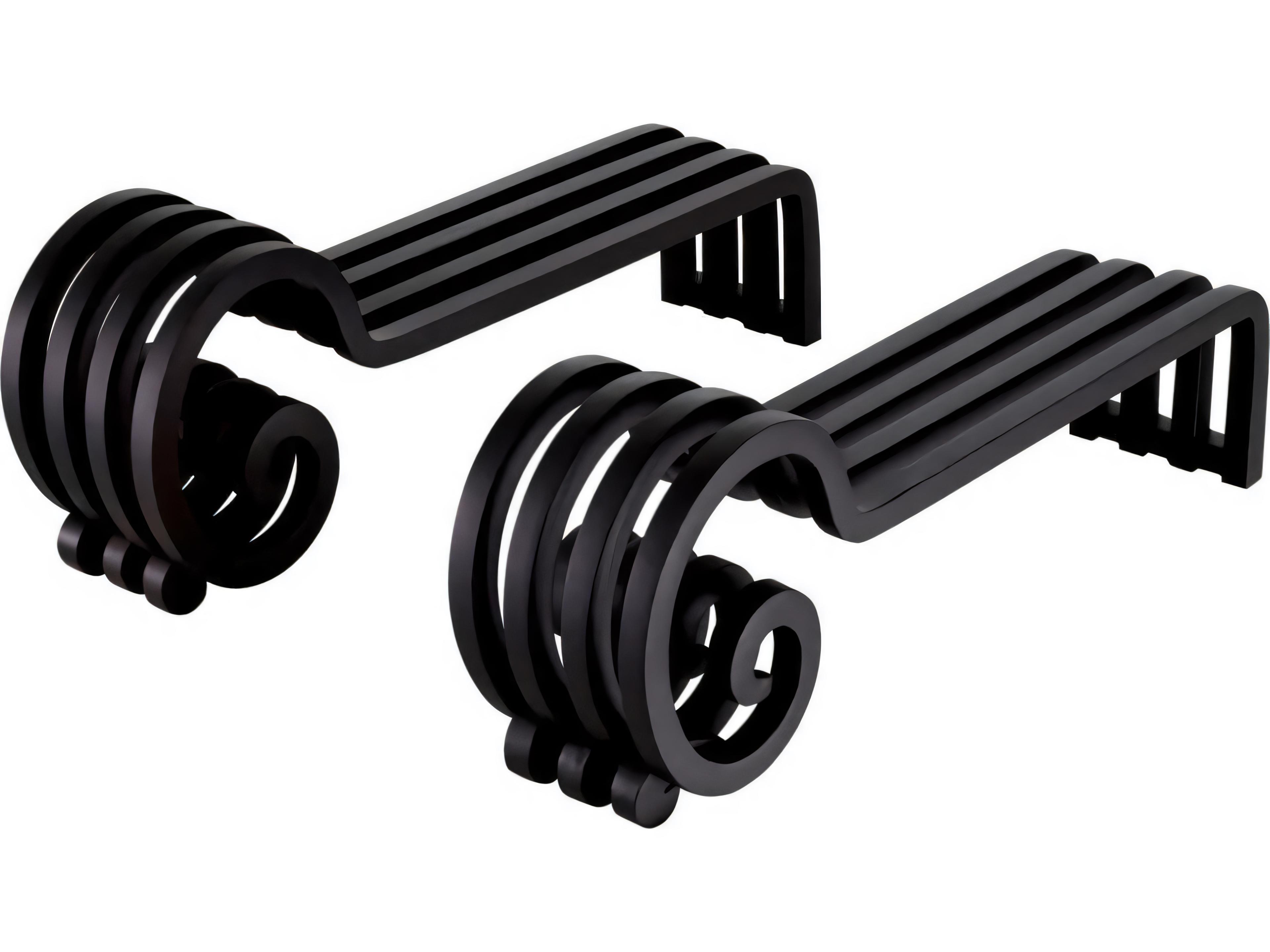 Eichholtz Mardor Black Andiron Set of 2