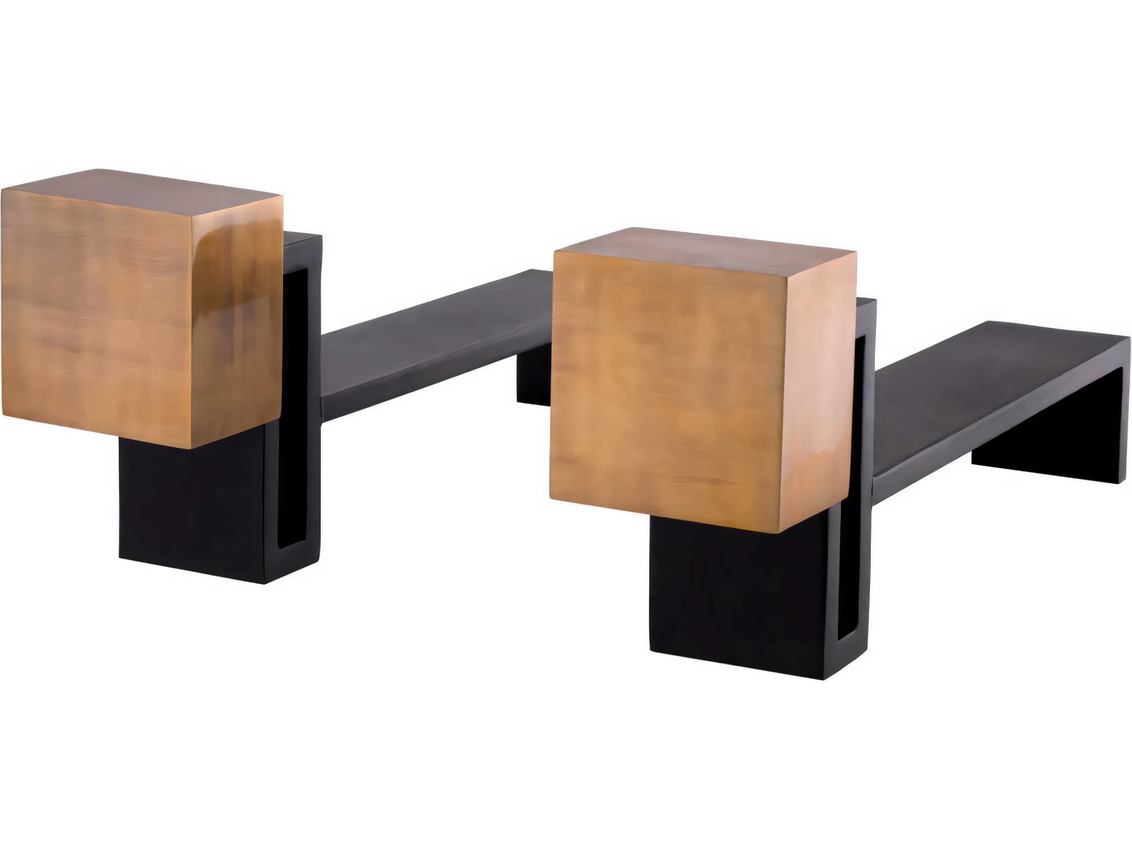 Eichholtz Chitry Vintage Brass Andiron Set of 2