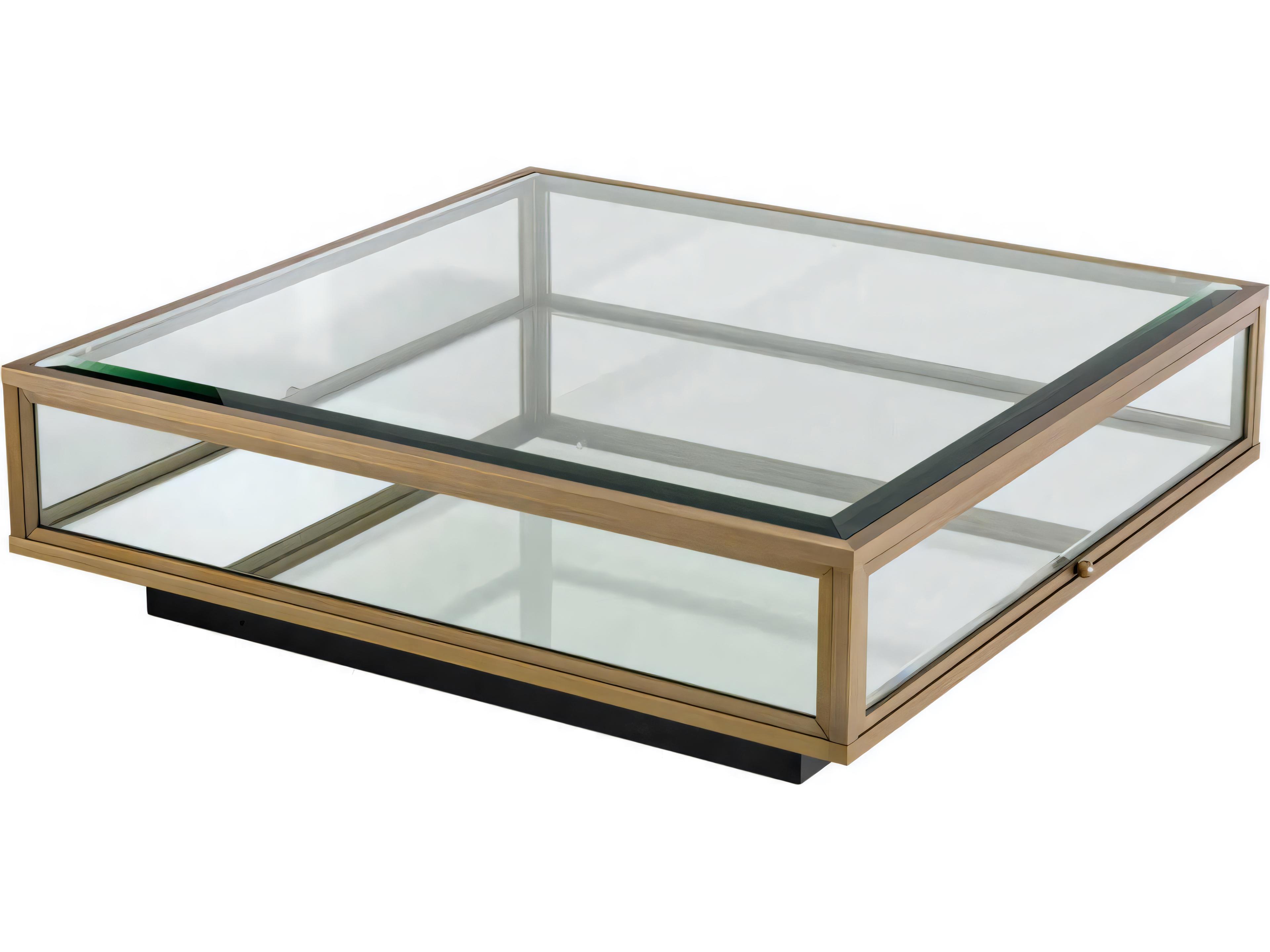 Eichholtz Ryan Brushed Brass Coffee Table