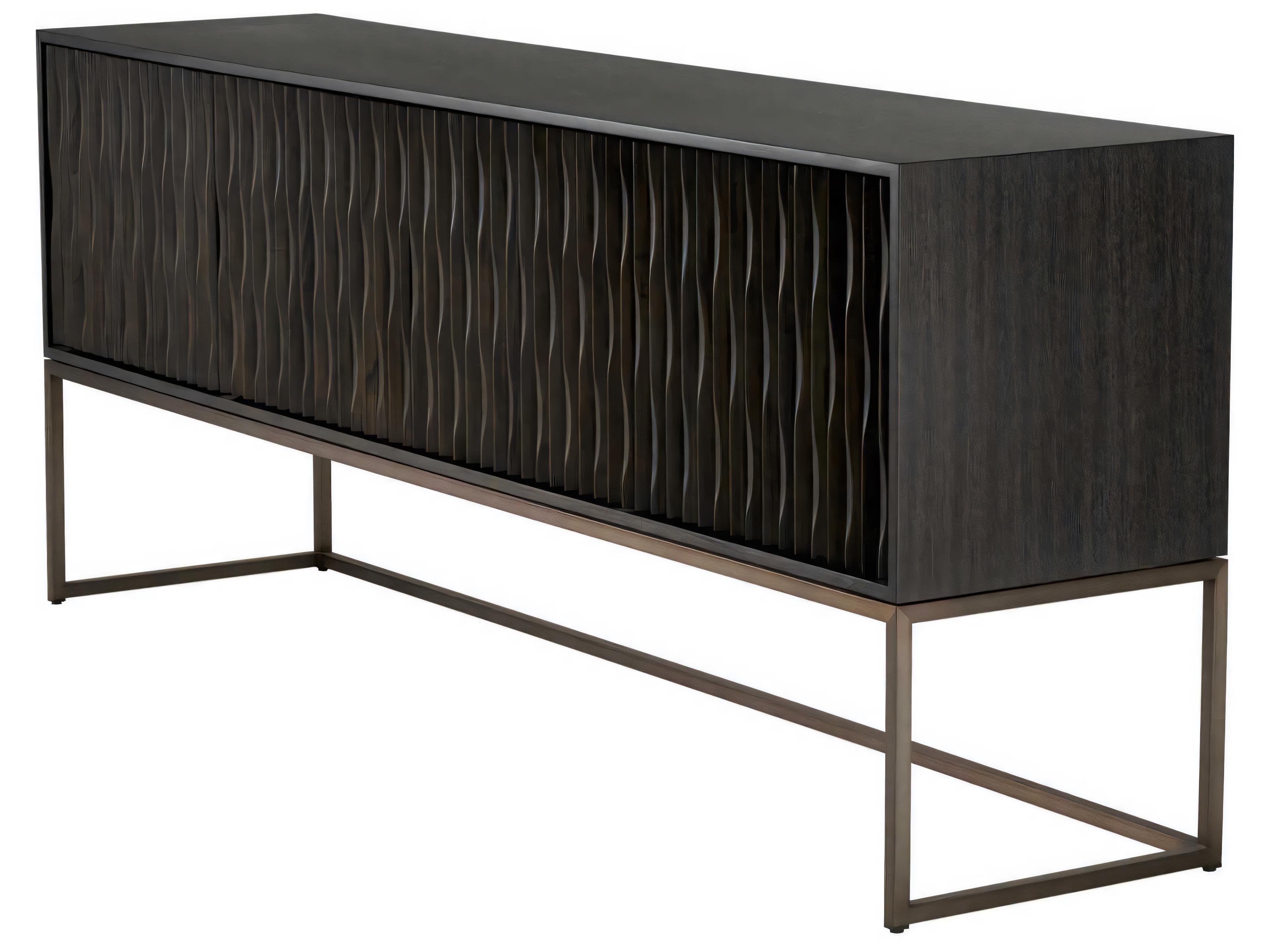 Eichholtz Brayden Charcoal Grey Oak Veneer Dresser