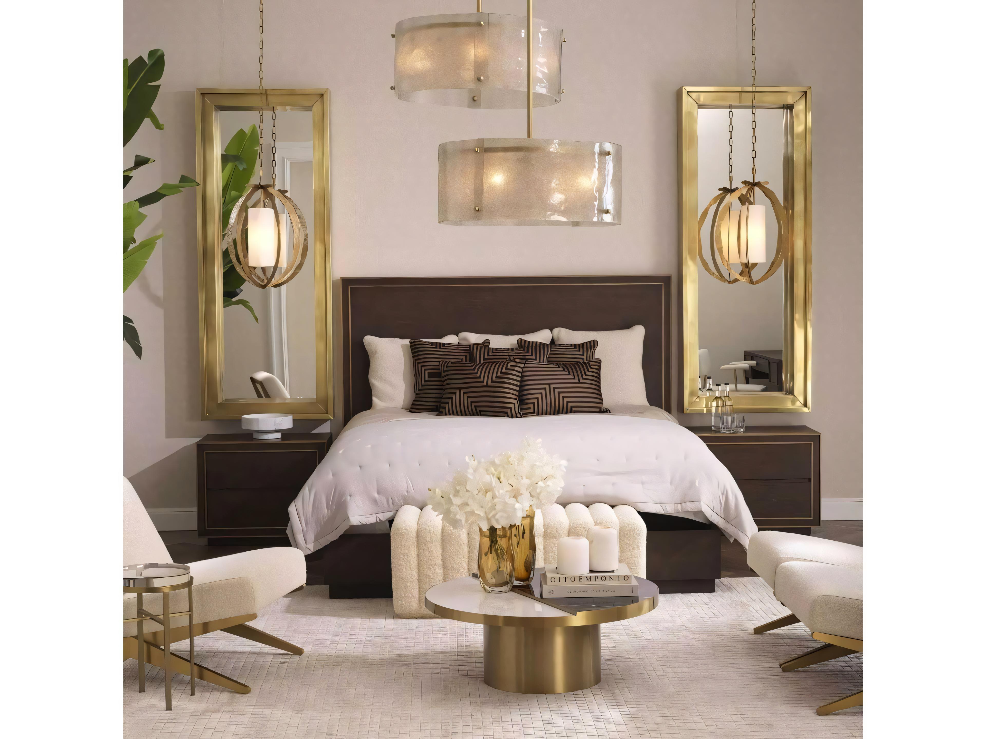 Eichholtz Spray Rectangular Black Gold Cushion