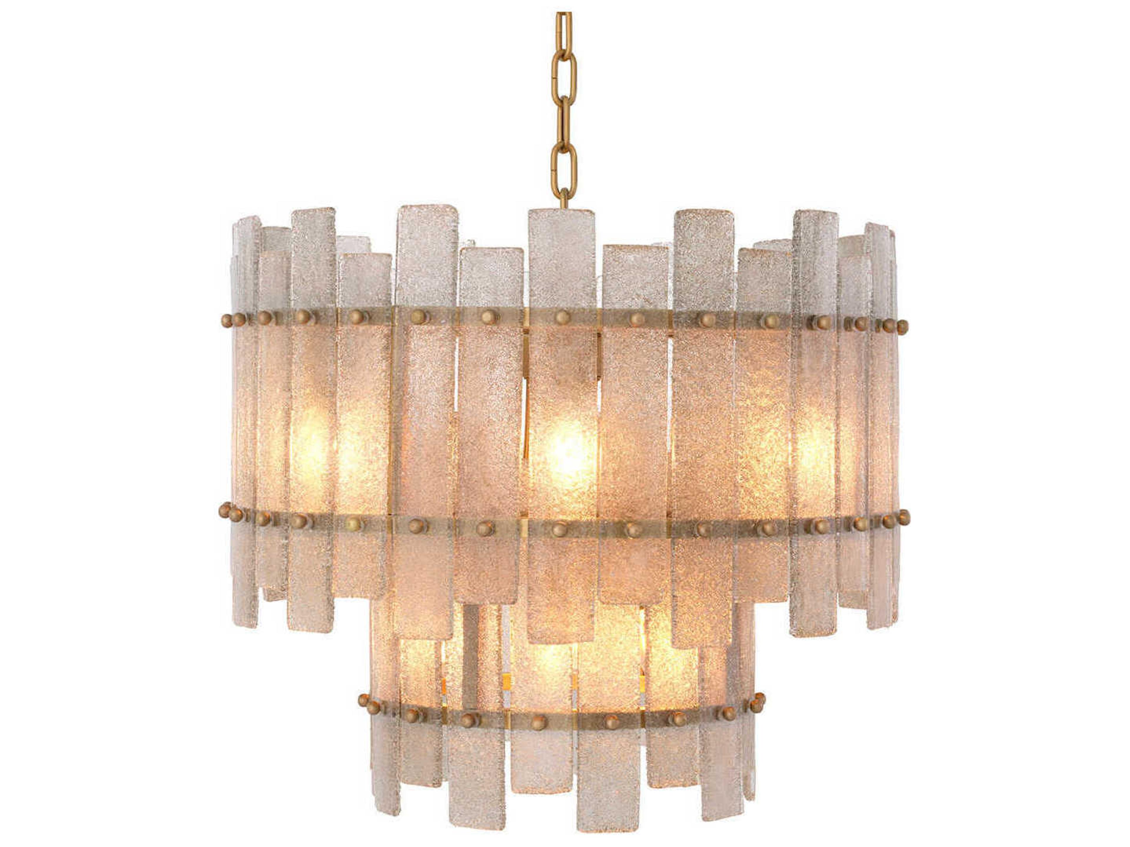 Caprera Antique Brass Chandelier