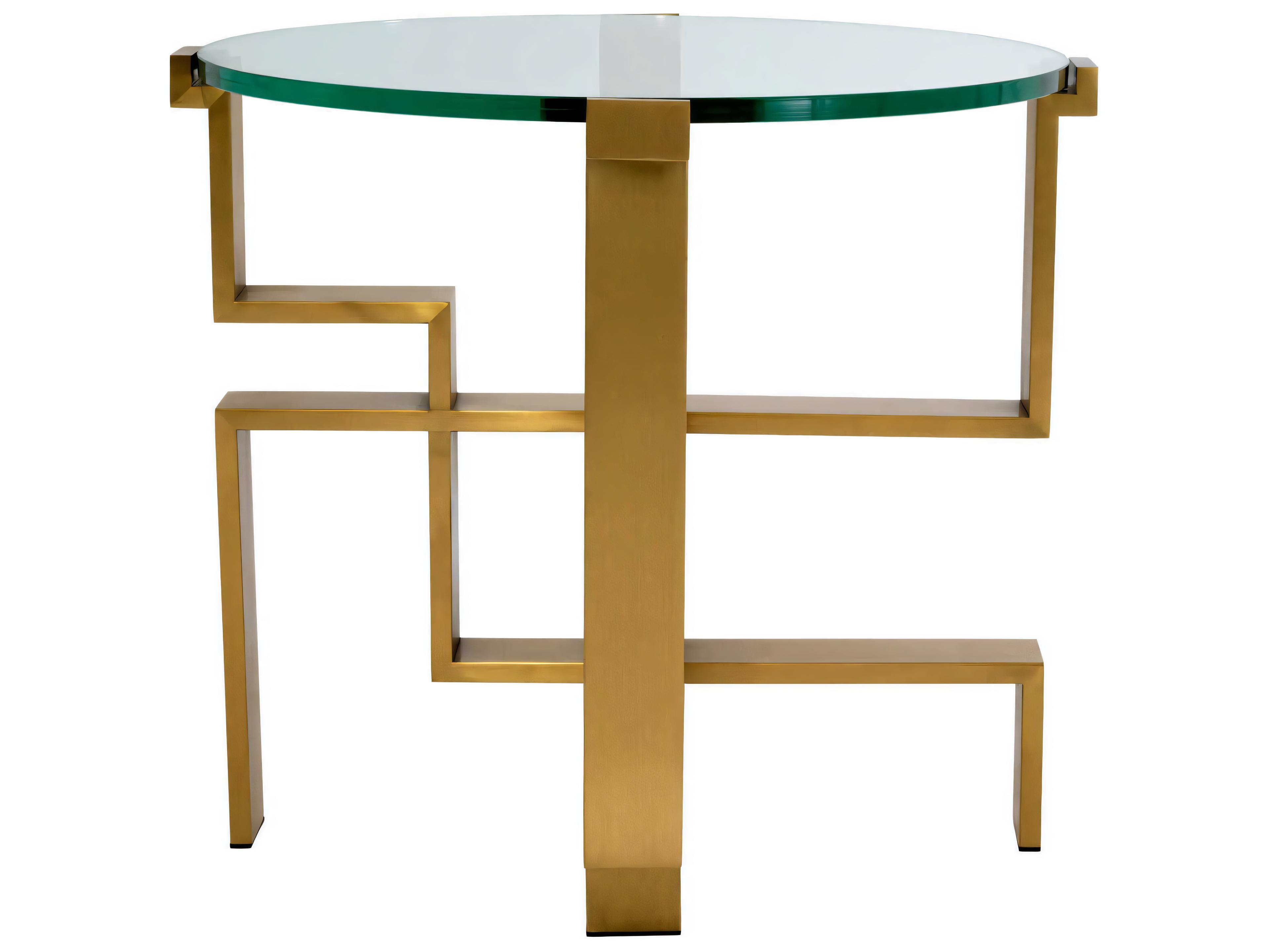 Eichholtz Chuck Brushed Brass Side Table