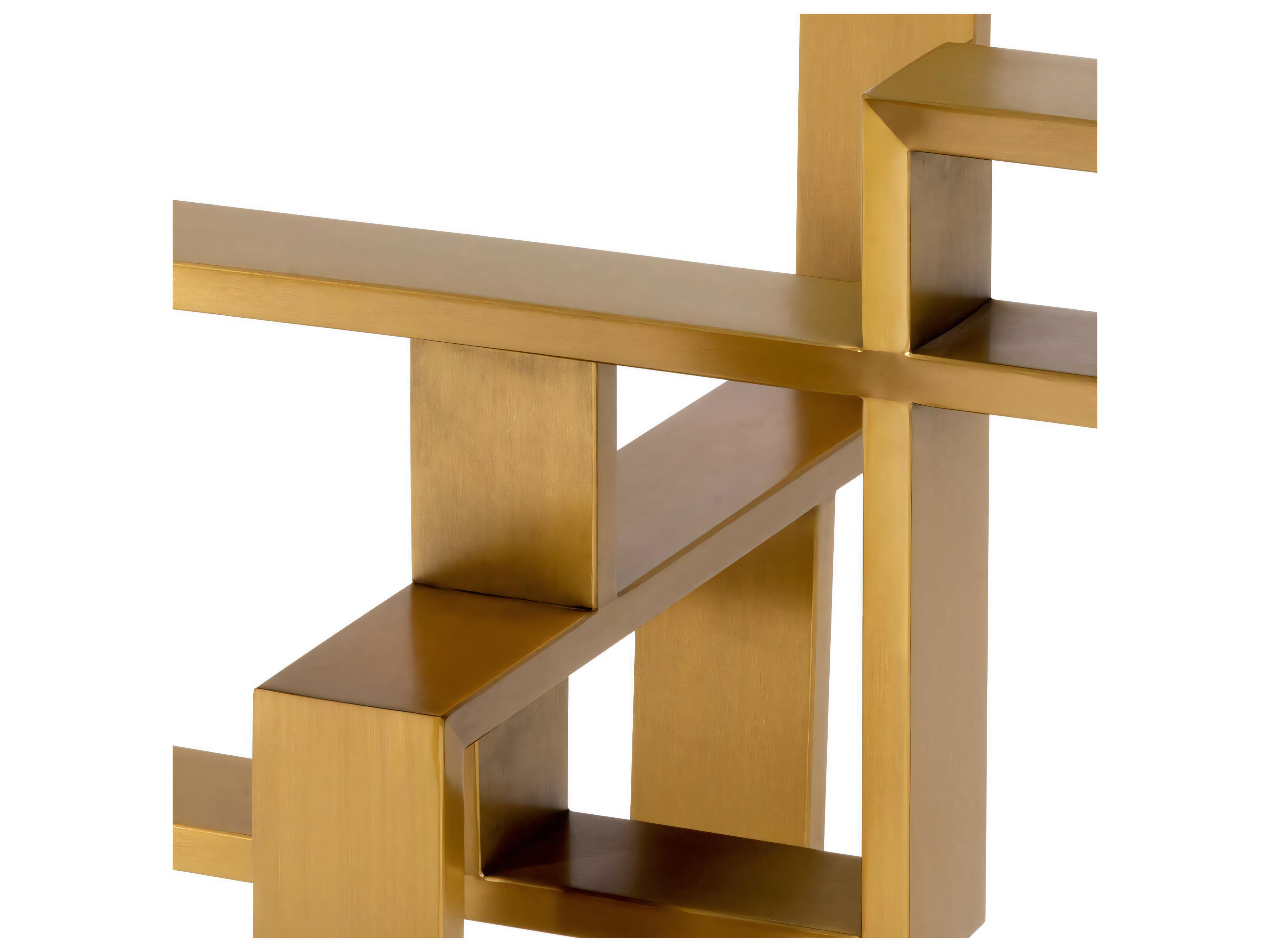 Eichholtz Chuck Brushed Brass Side Table