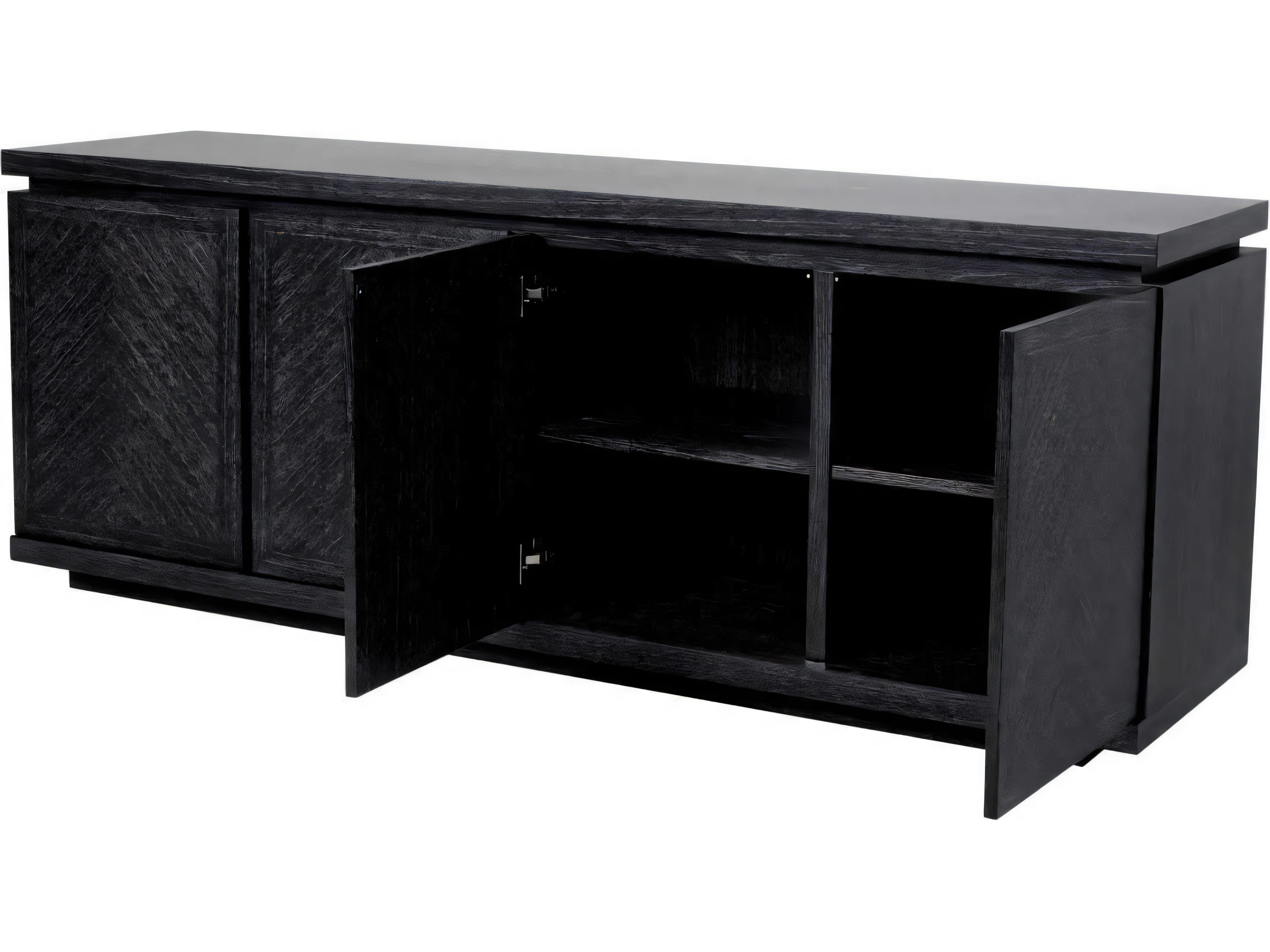 Eichholtz Bowen Charcoal Grey Oak Veneer Dresser