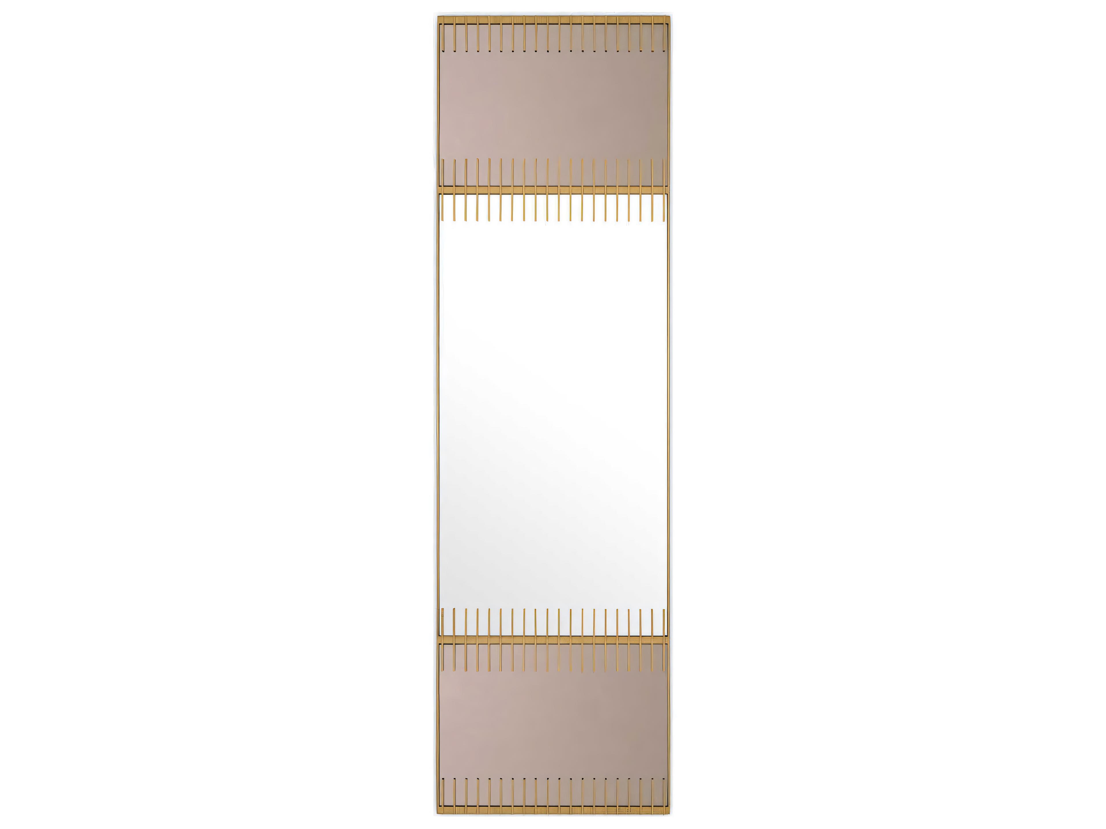 Presidio Brushed Brass Mirror