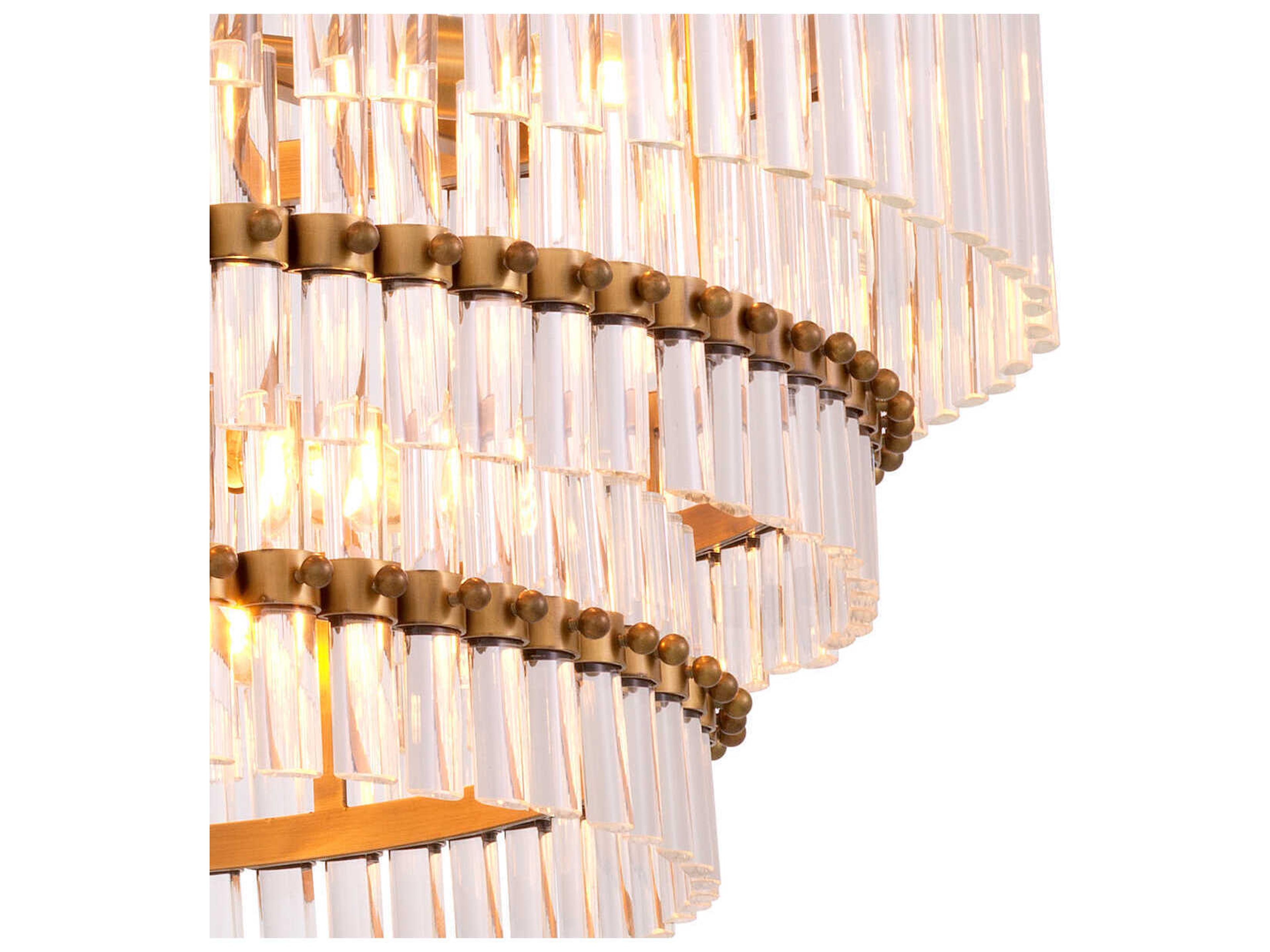 Eichholtz Scottsdale Antique Brass Chandelier