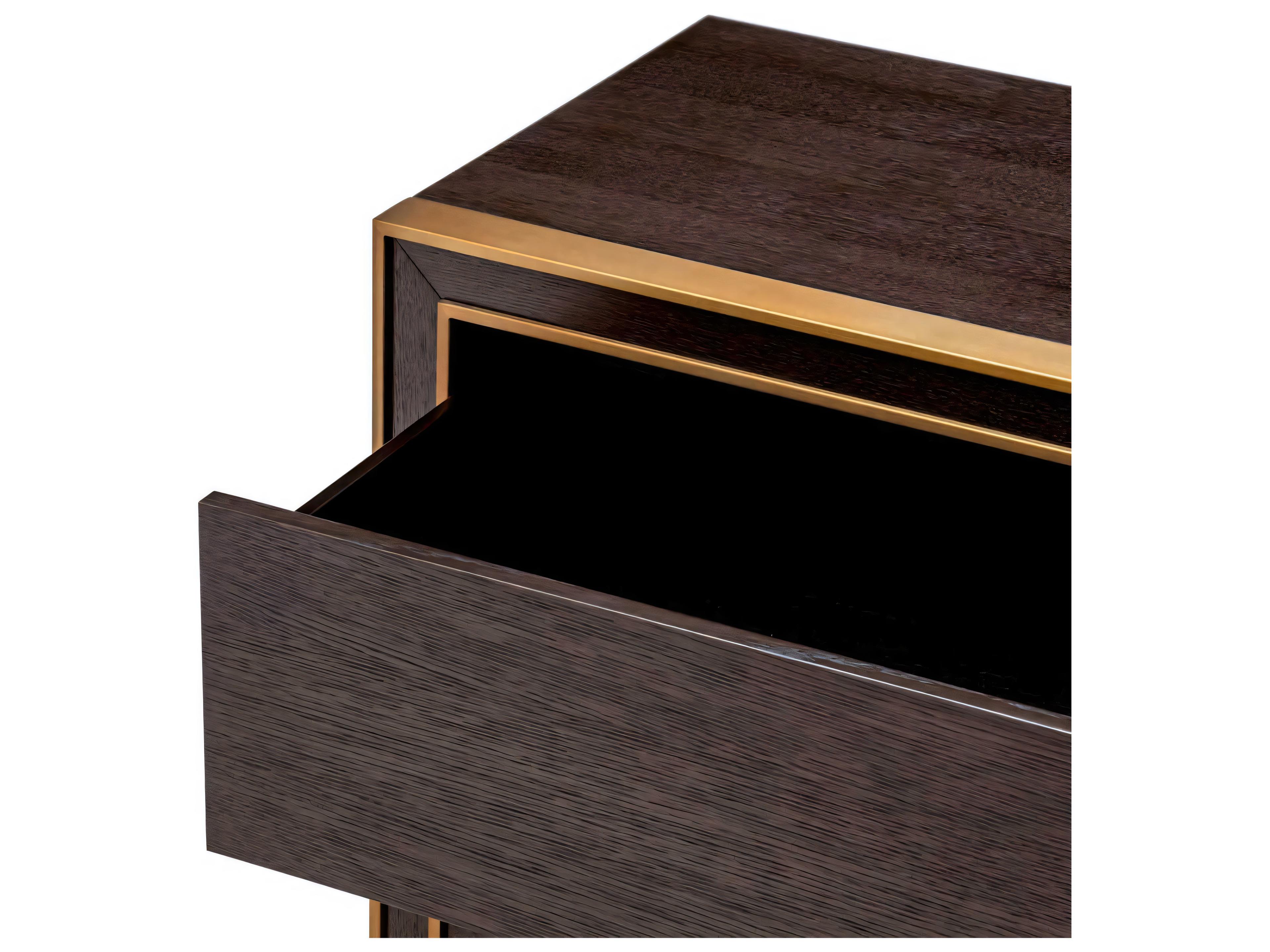 Eichholtz Dresser Camelot S Brown Oak Veneer Drawer