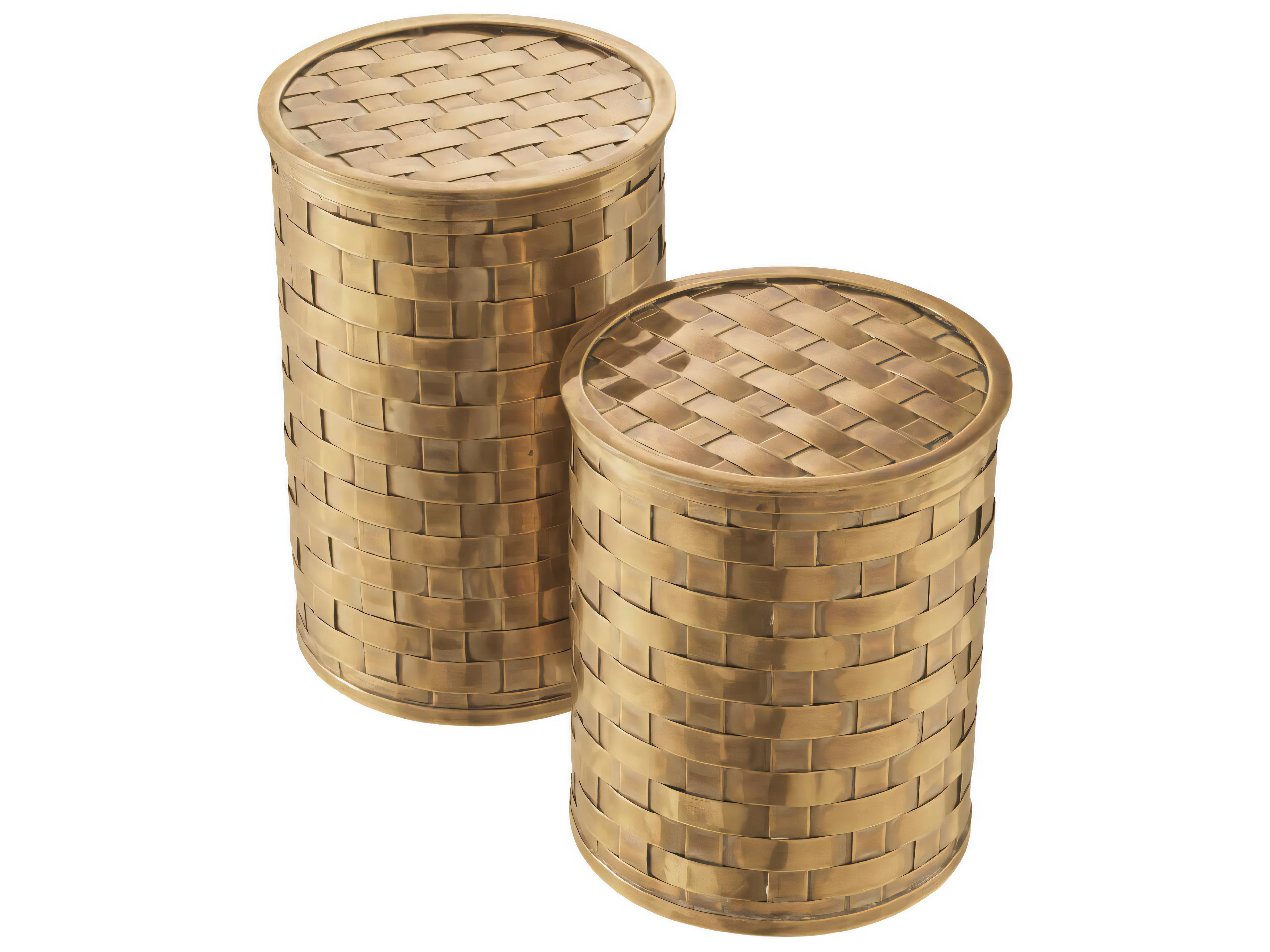 Eichholtz Lausanne Vintage Brass Box Set of 2