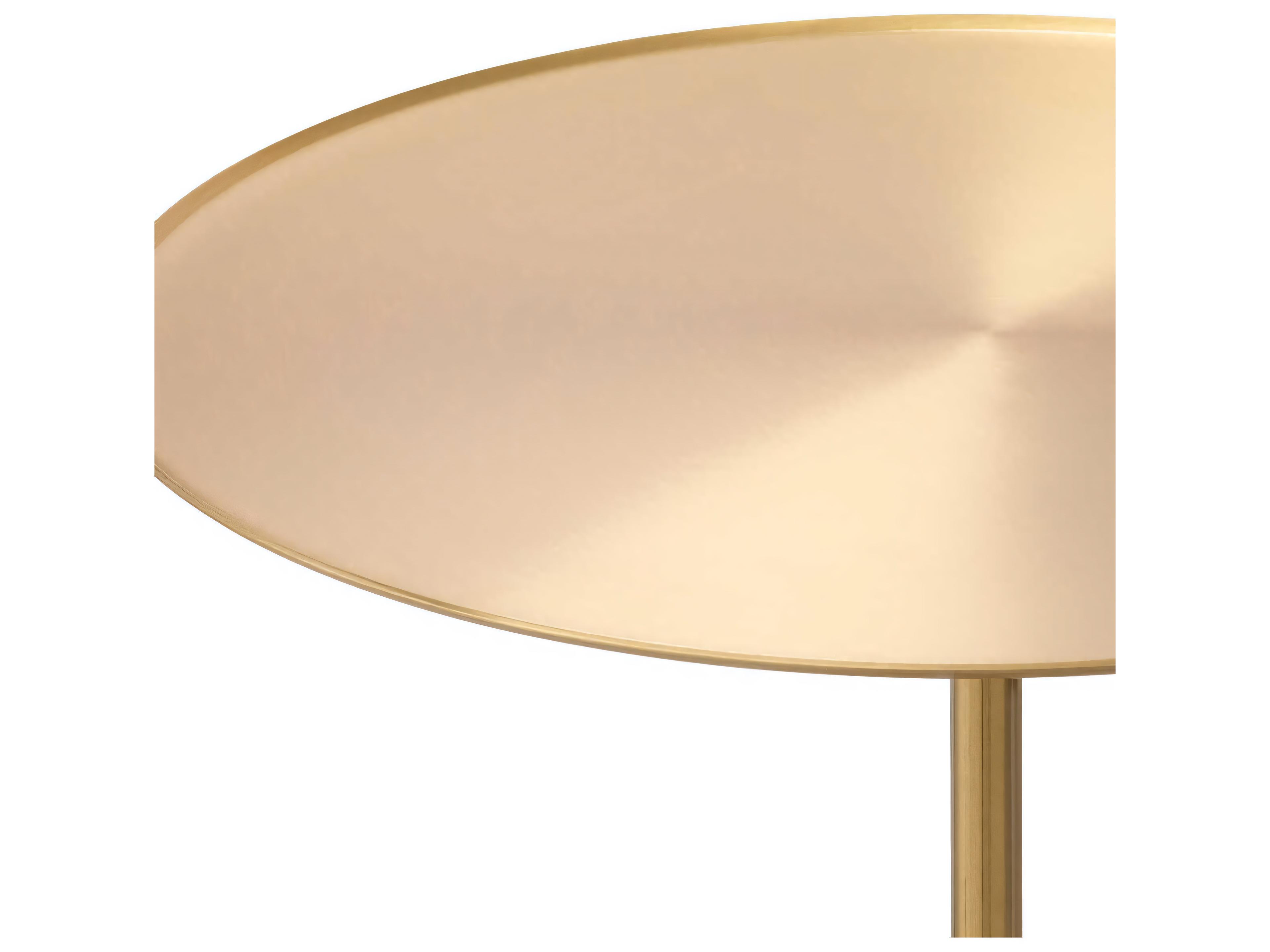 Eichholtz Cole Brushed Brass Black Marble Side Table