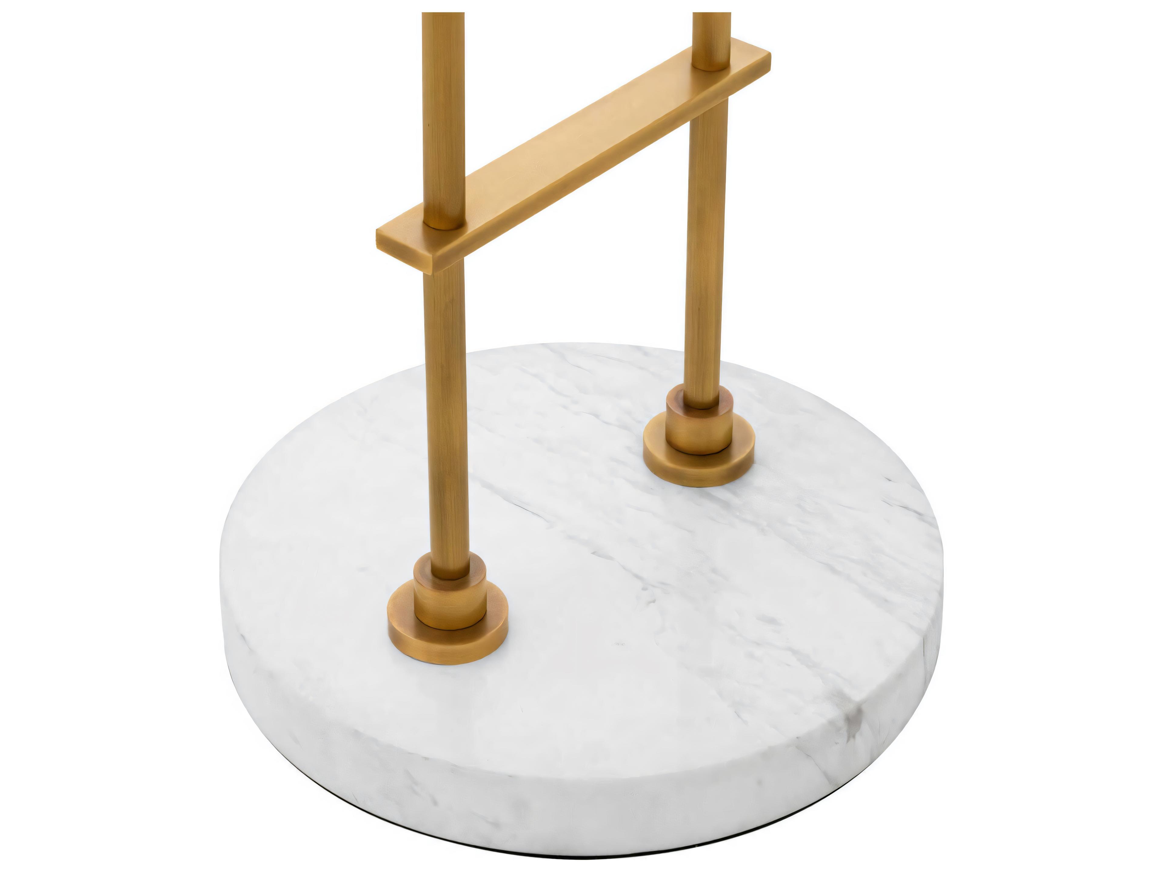 Eichholtz Kaiser Antique Brass Floor Lamp