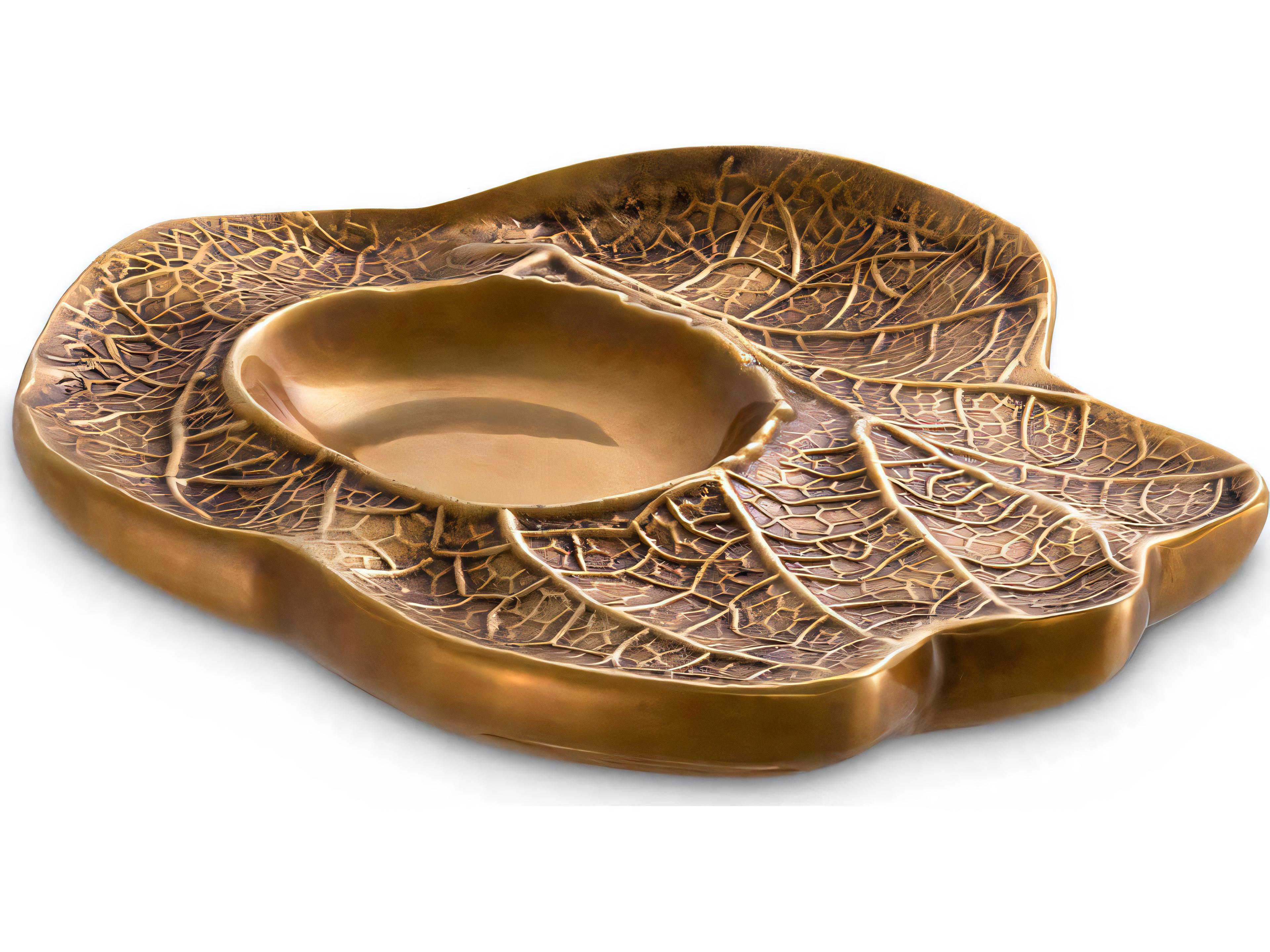 Clemence Vintage Brass Bowl